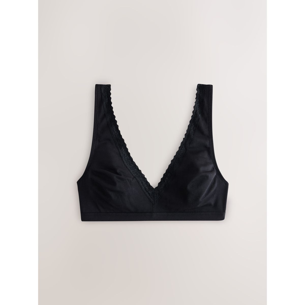Brassière coton spécial ménopause, lot de 2 noir/blanc, NEXT