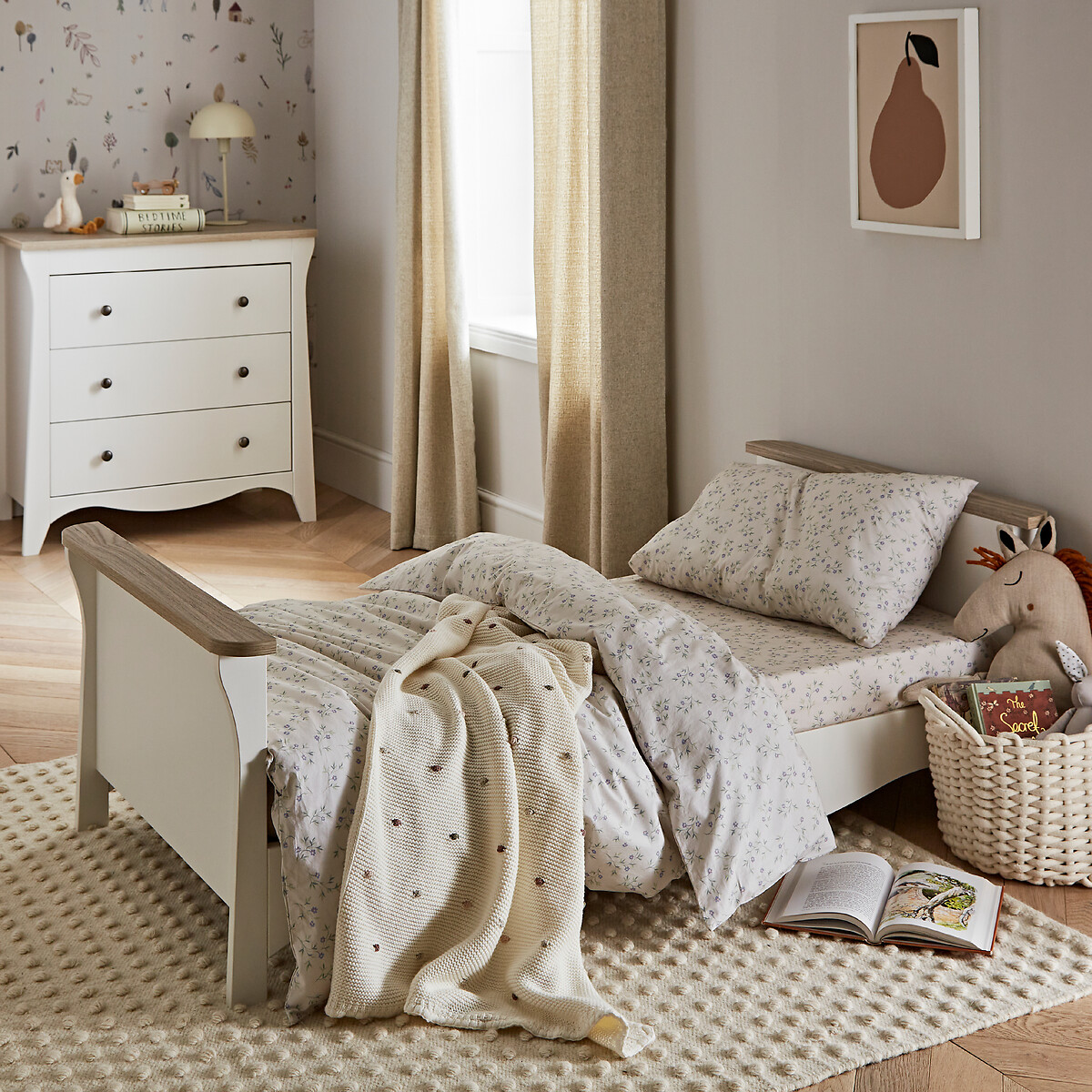 Clara Toddler Bed white, CUDDLECO