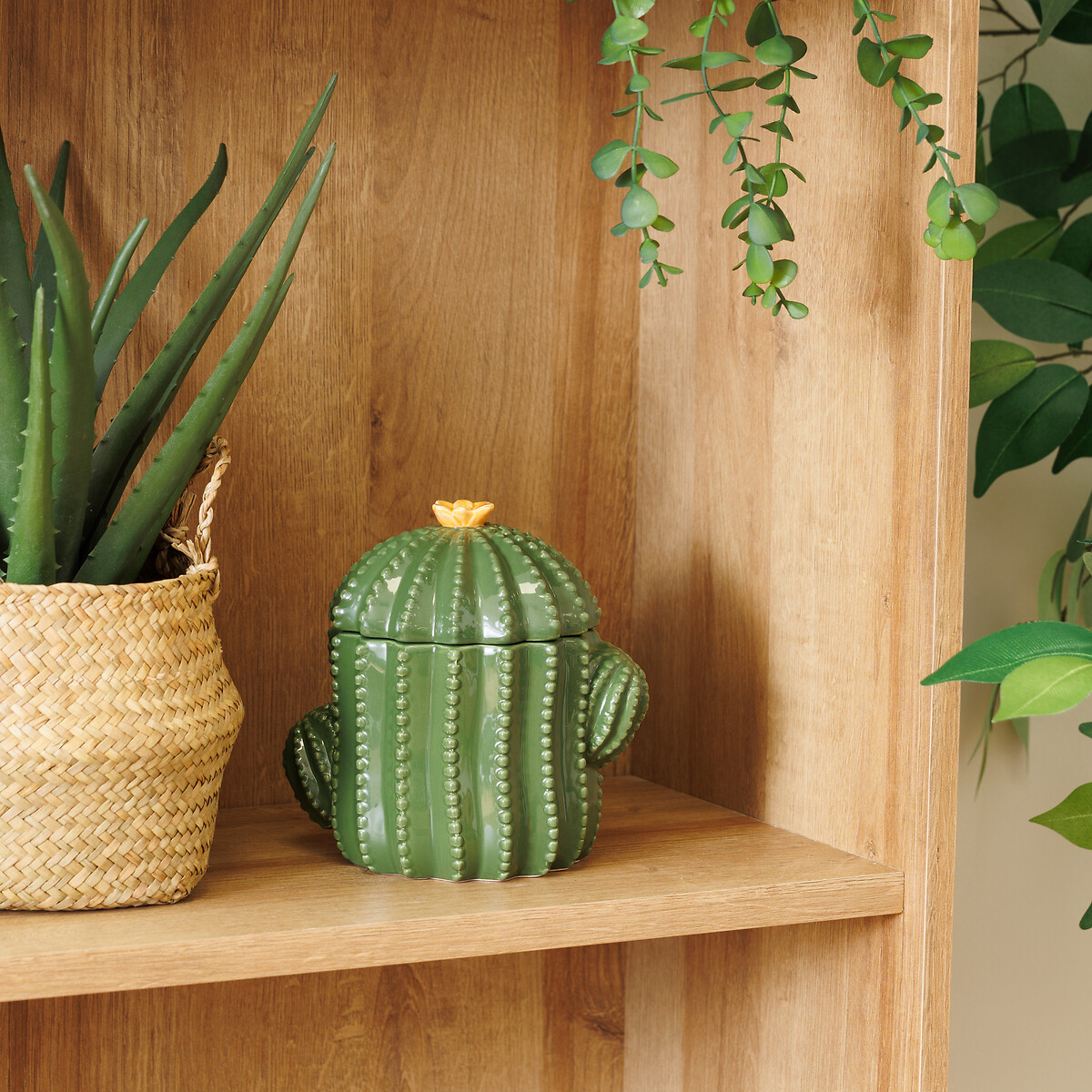 Boîte décorative YUCA vert, ATMOSPHERA