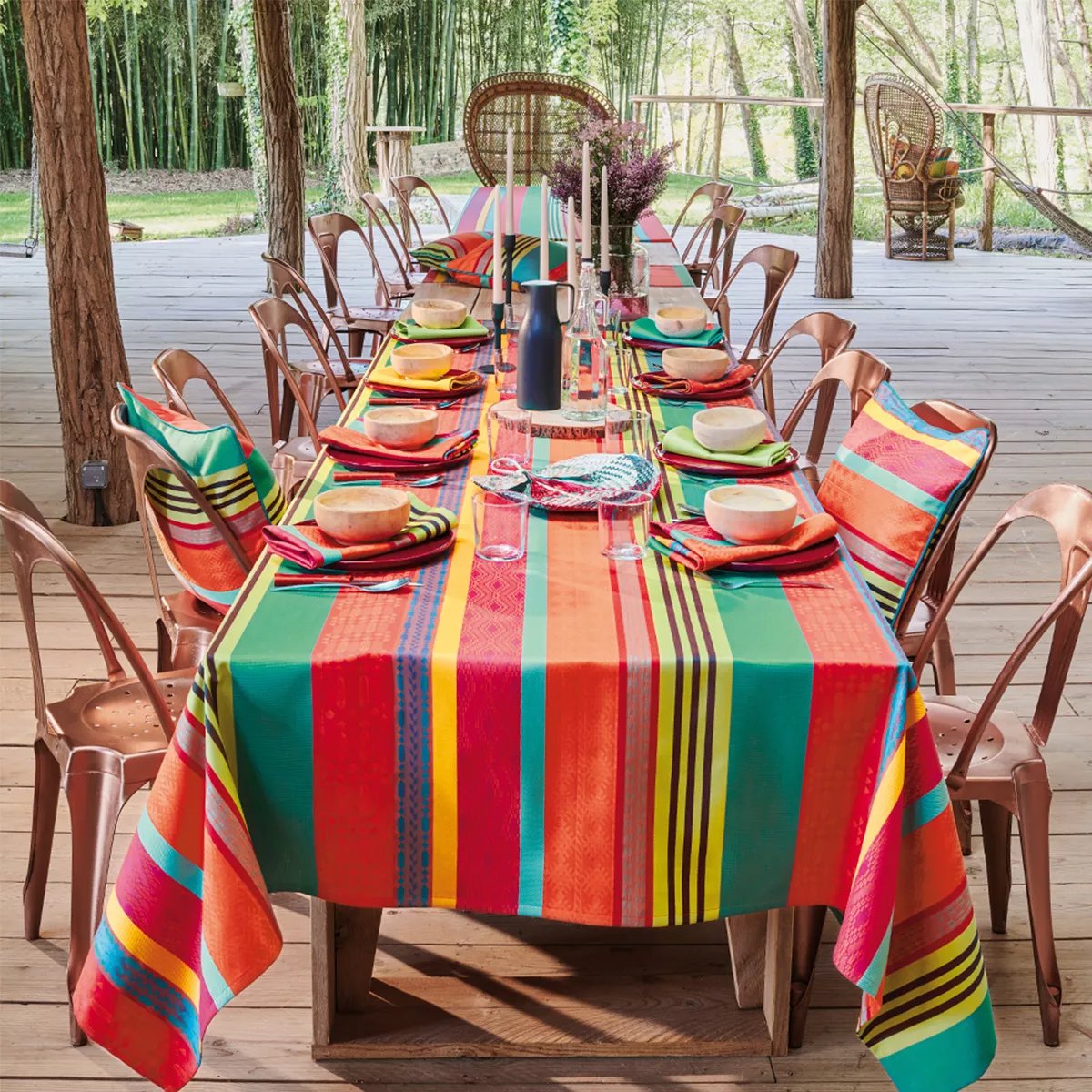 Nappe pur coton MILLE ARIZONA pampa, GARNIER THIEBAUT