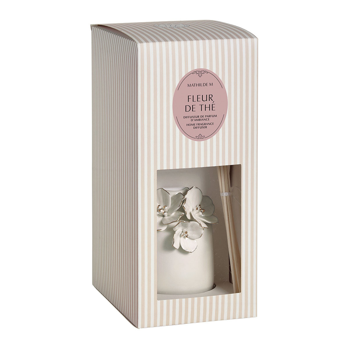Diffuseur de parfum d'ambiance 200 ml - Fleur de Thé blanc, MATHILDE M