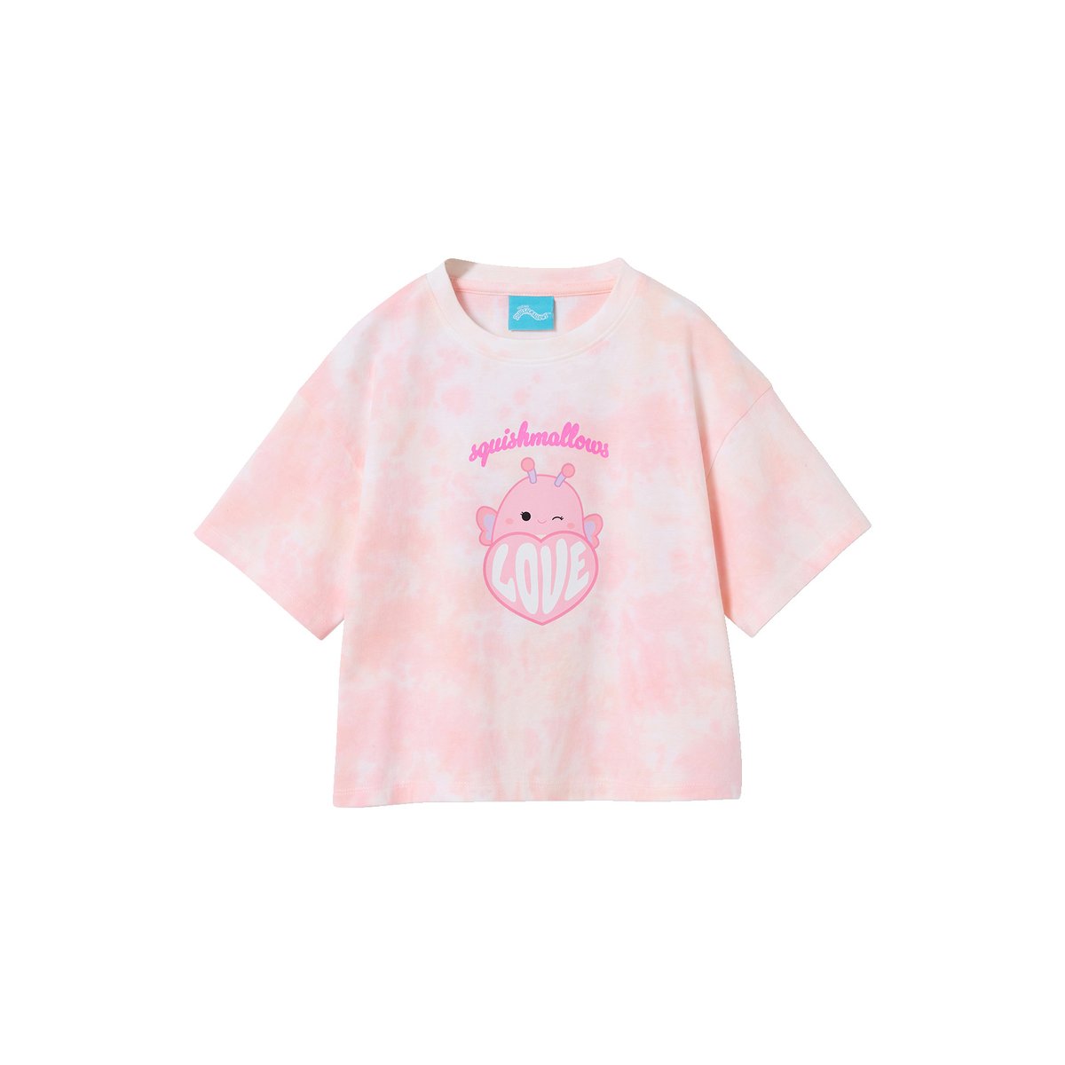 T-shirt manches courtes Squishmallows rose, VERTBAUDET