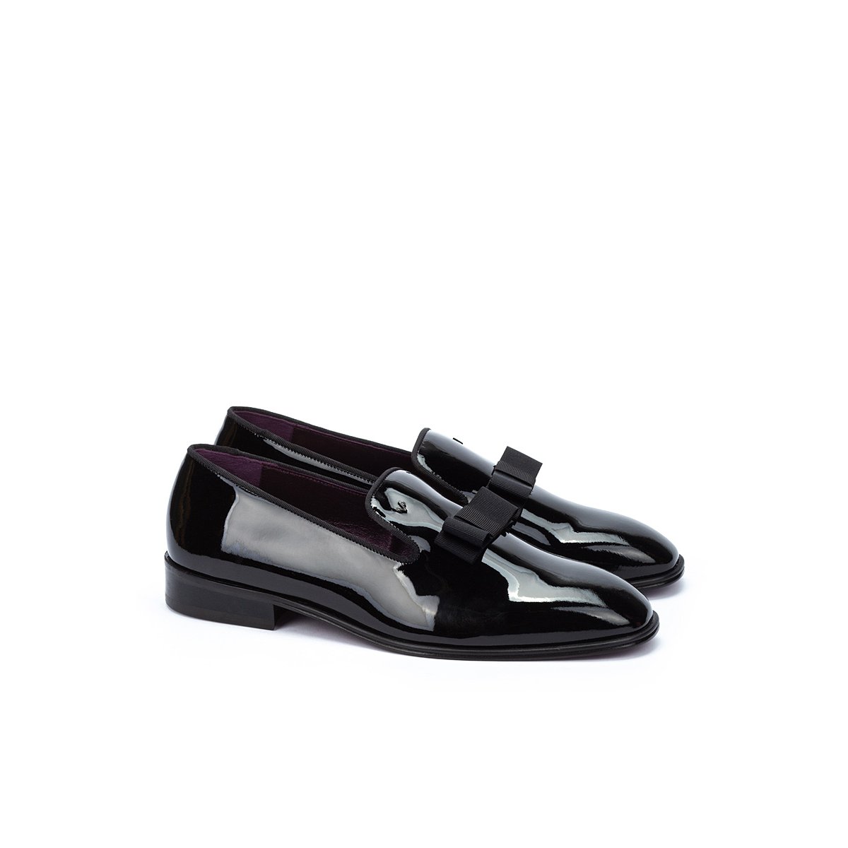 Mocassins cuir Charlestown black, MARTINELLI