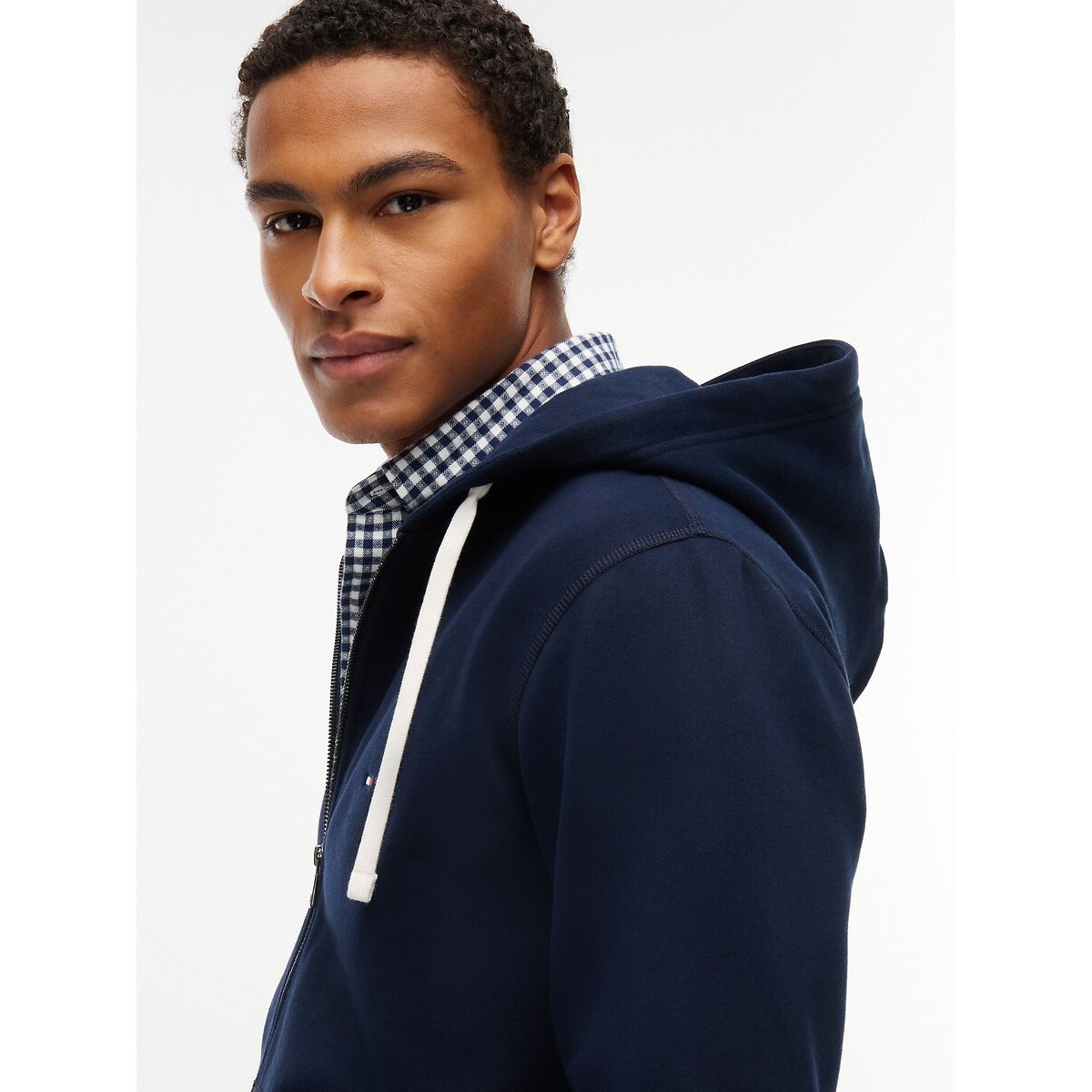 Core Essential Hoodie with Pocket navy blue, TOMMY HILFIGER
