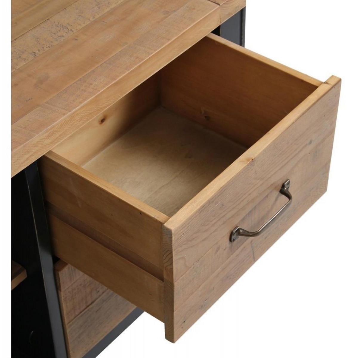 Meuble tv avec rangements - RIVAGES noir, INTERIOR'S
