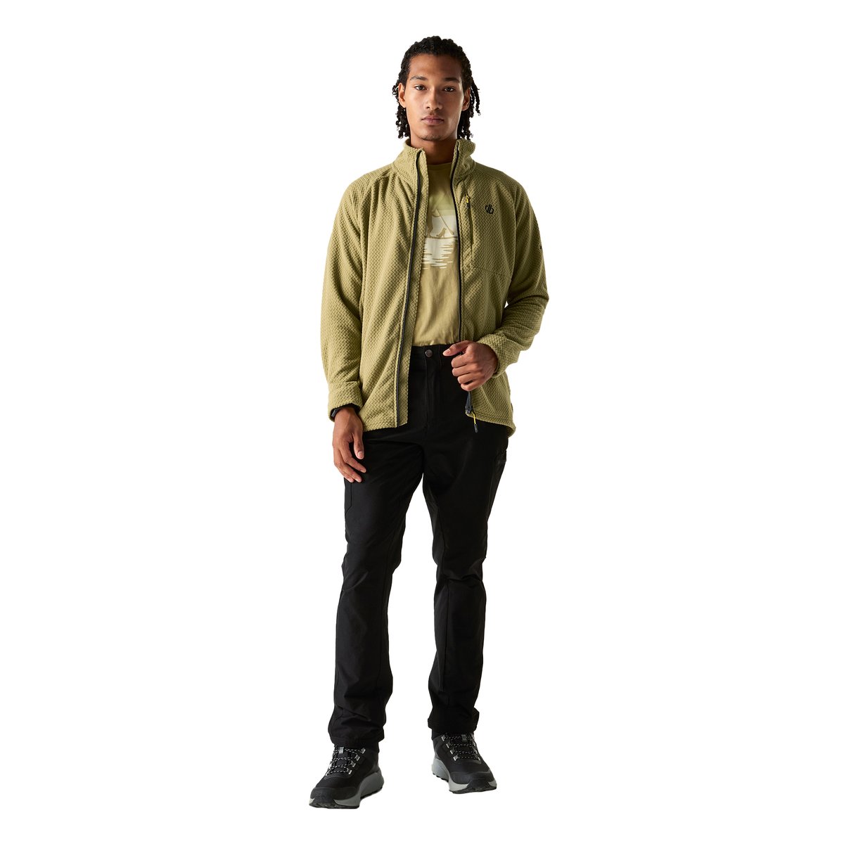 Veste polaire à col montant SWITCH OUT PRO kaki, DARE 2B