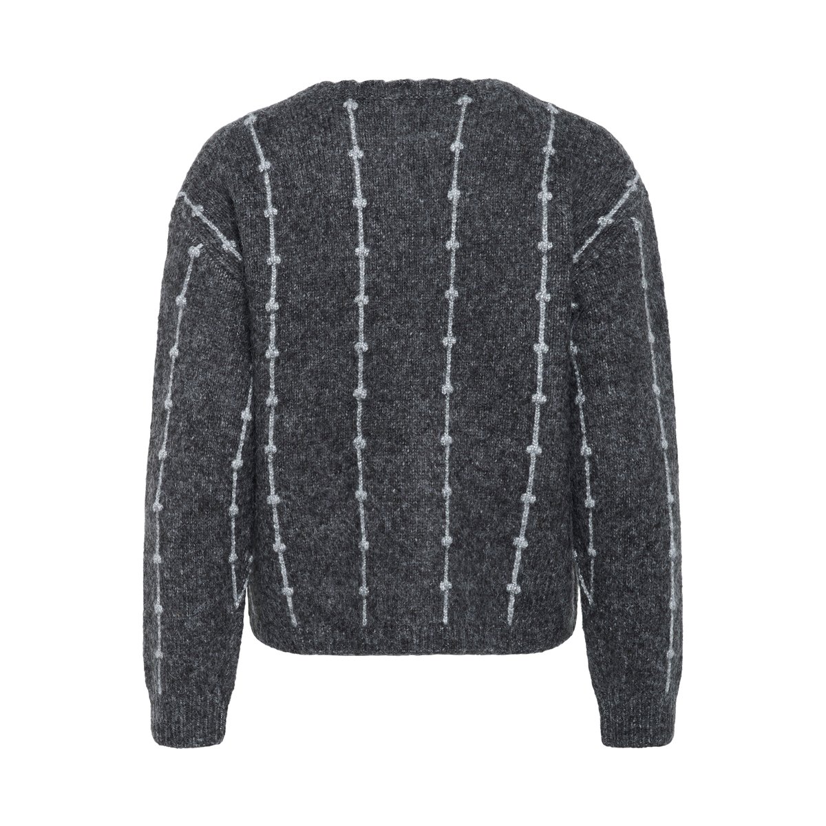 Pullover tricoté gris dark grey melange, KAFFE