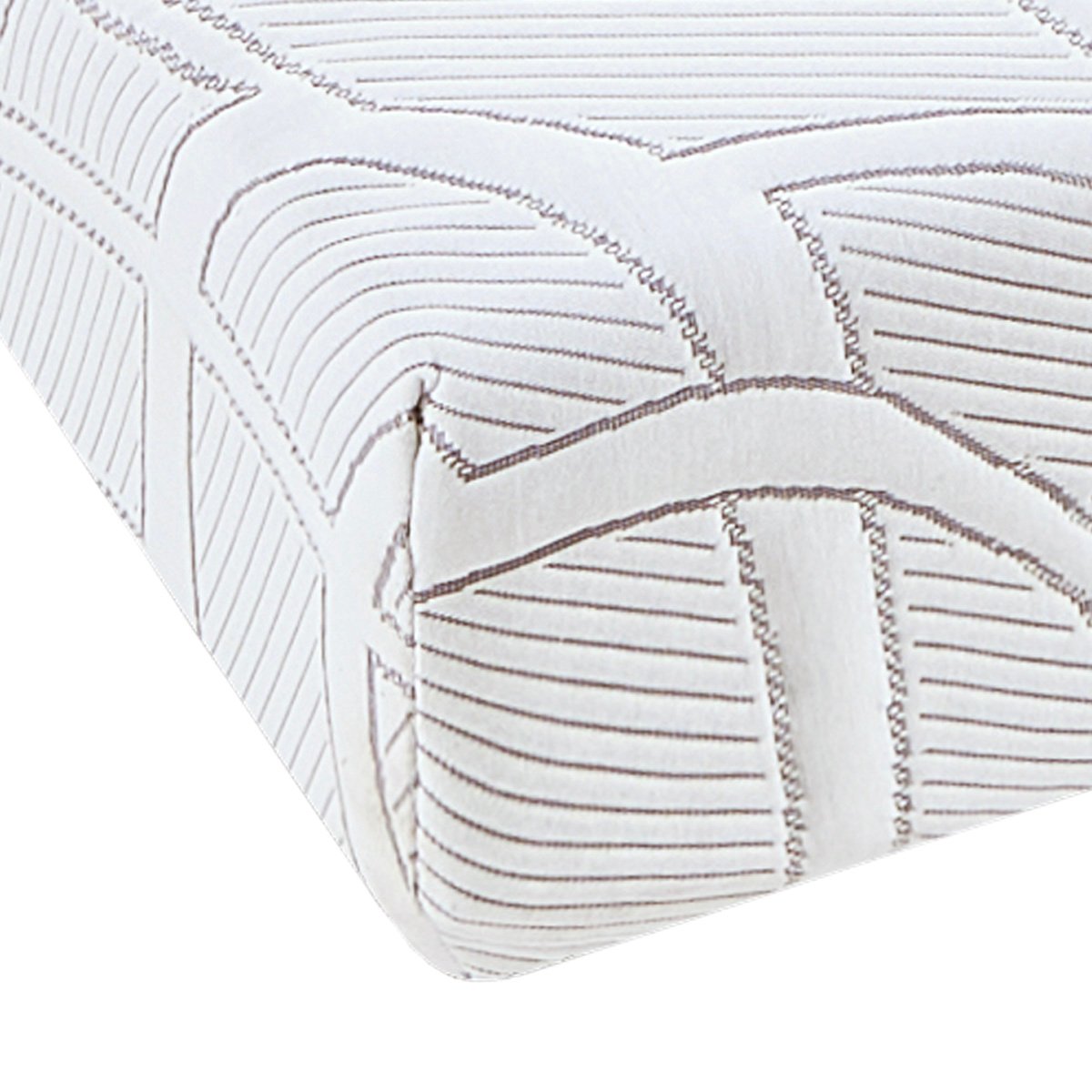 Matelas Mousse Eupraxie 120x190 cm Accueil Mémoire de forme blanc, OLYMPE LITERIE