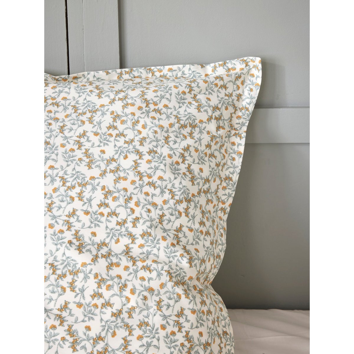 Taie d'oreiller percale de coton "Baies sauvages" multicolore, CYRILLUS