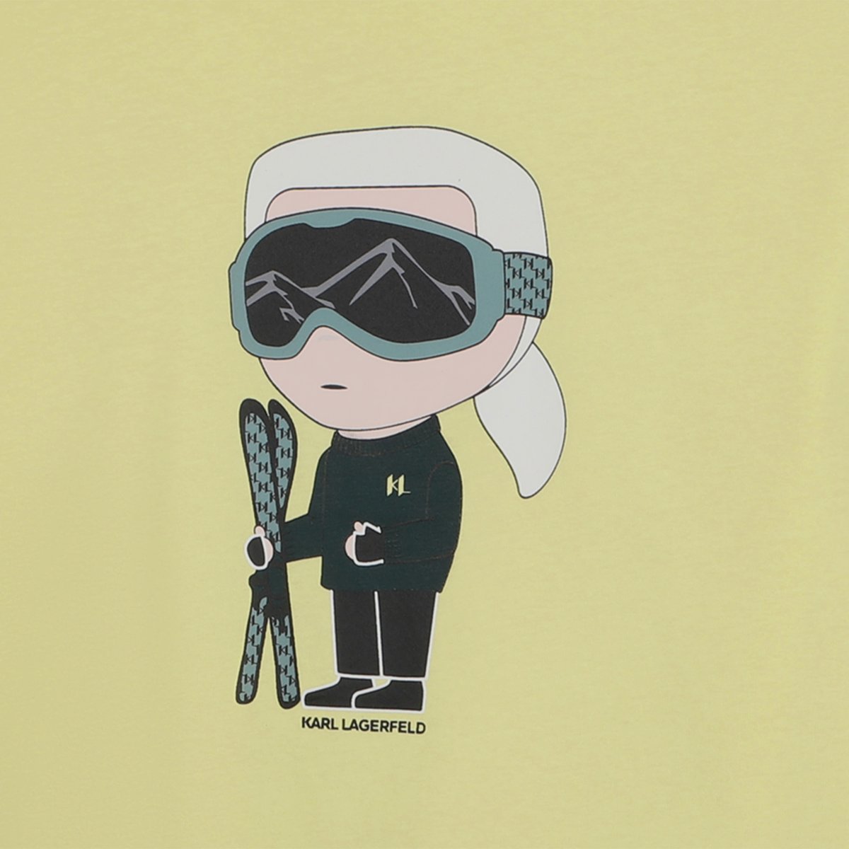 Tee-shirt manches longues primevere, KARL LAGERFELD KIDS