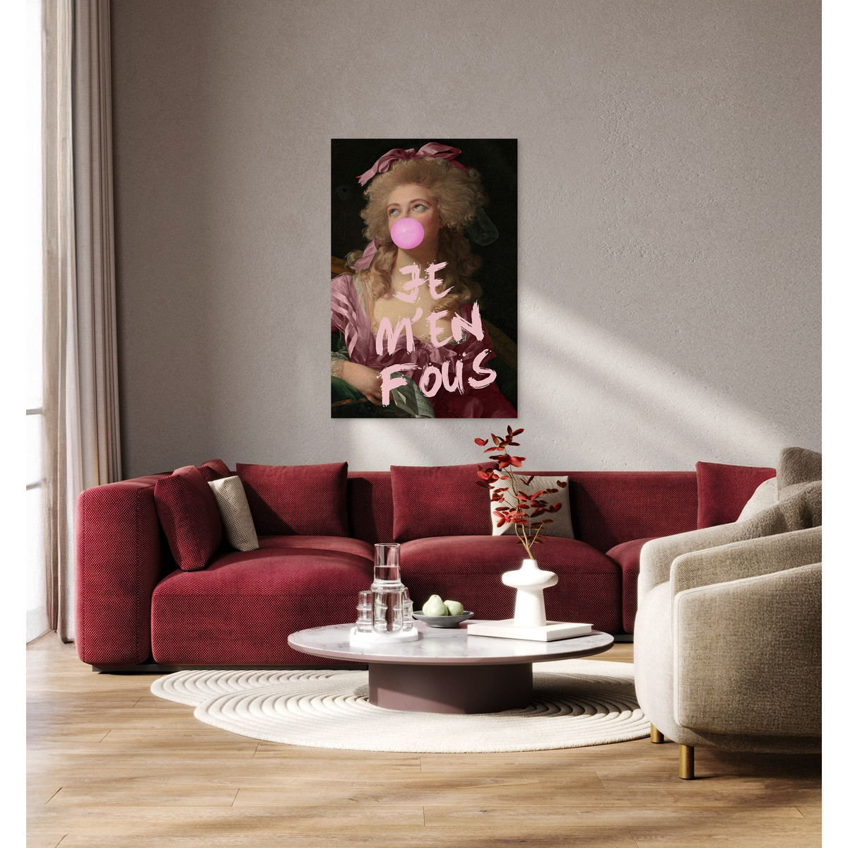 Tableau Sur Toile Citation Décalée INSOLITE tableaux sur toile-rose, CEANOTHE