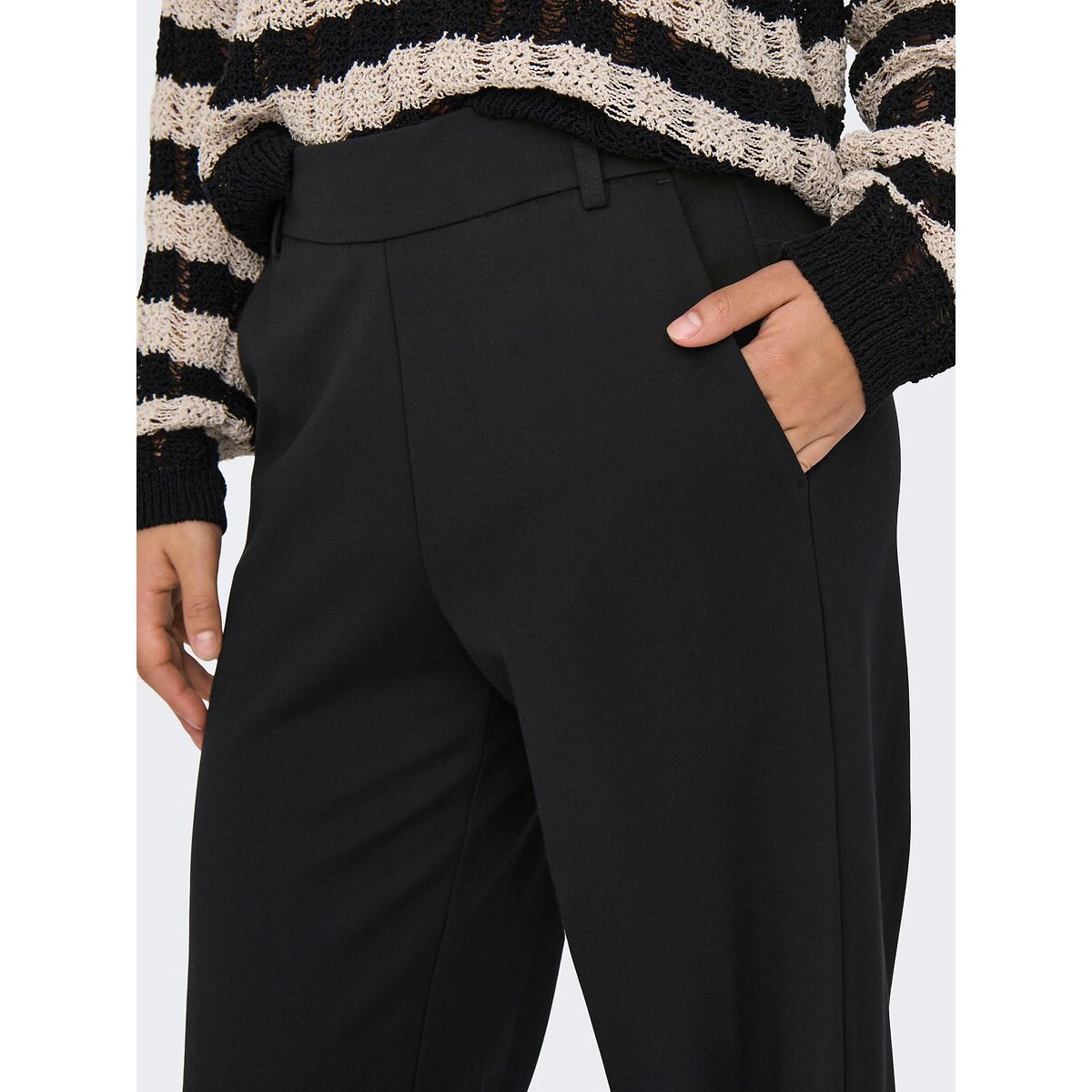Pantalon large noir, ONLY