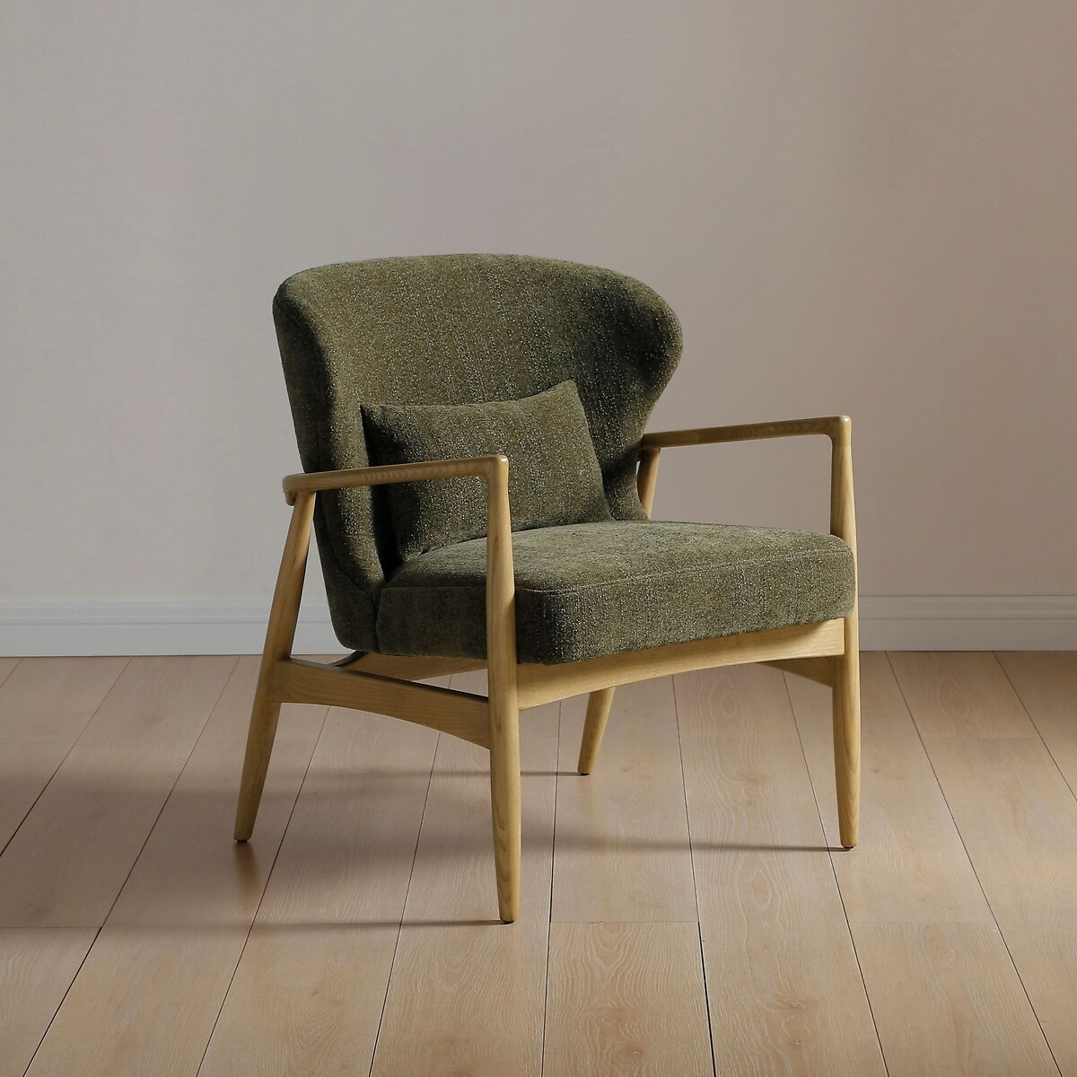 Myles Textured Chenille Accent Chair olive, ÉDITÉ