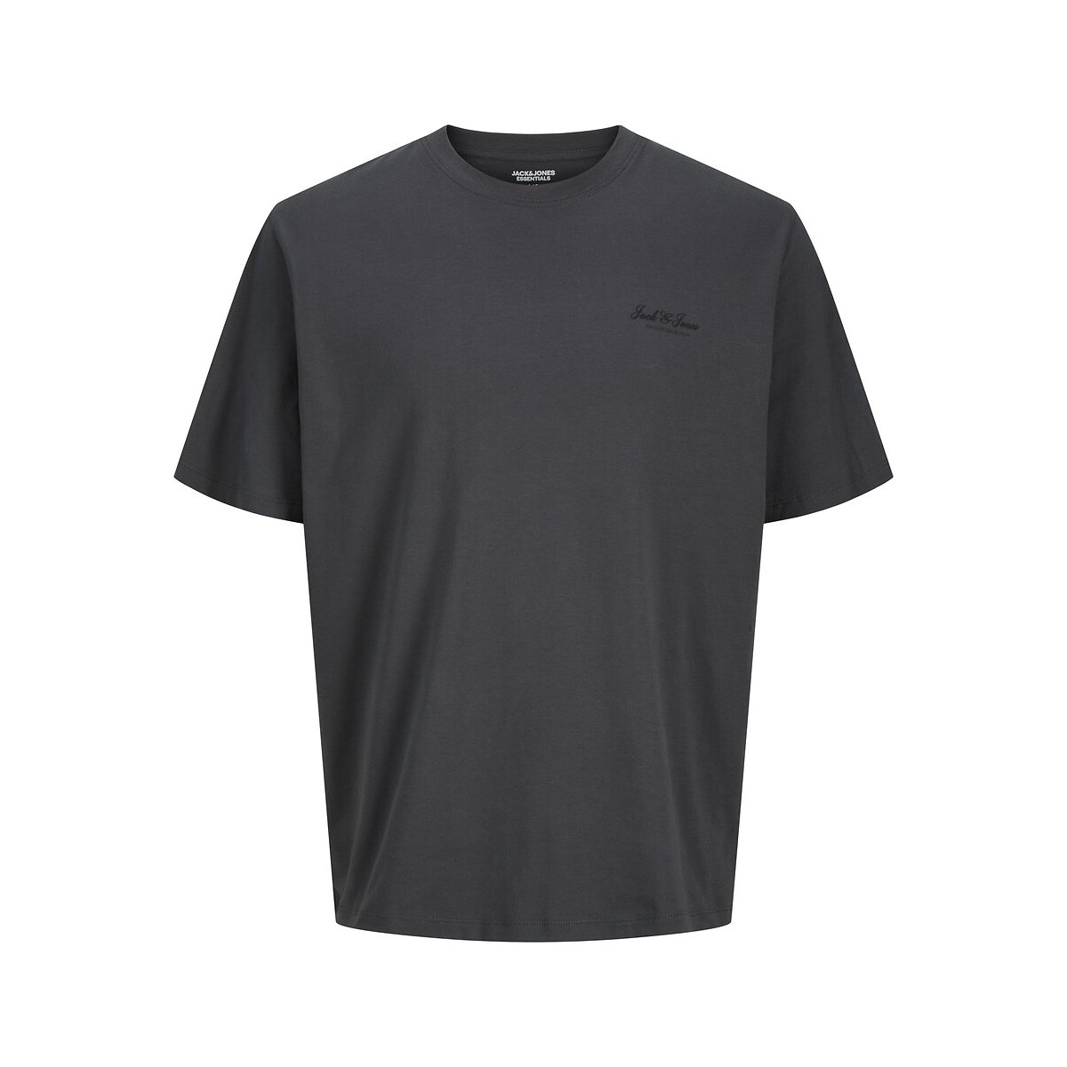T-shirt manches courtes gris anthracite, JACK & JONES JUNIOR