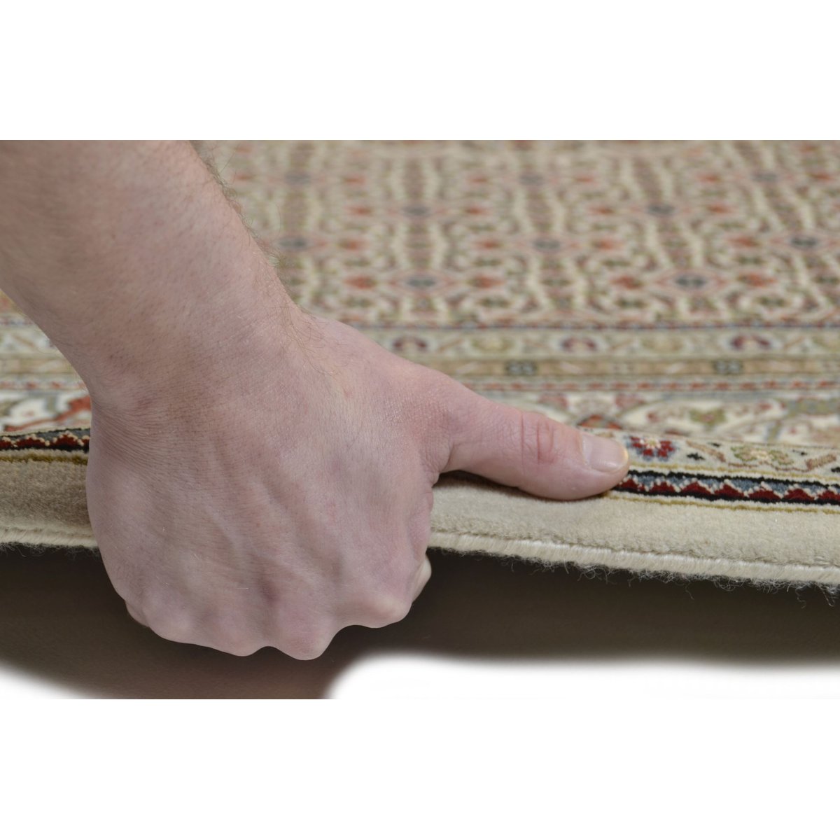 Tapis d'orient - SIRSA SILK crème / crème, THEKO