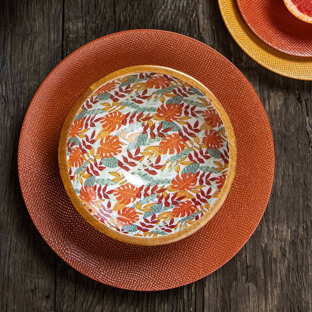 Coupelle Alma en manguier 18 cm multicolore, TABLE PASSION