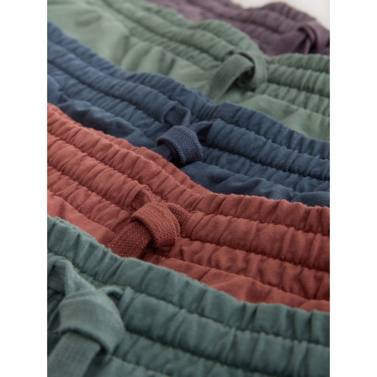 Short style jogging à envers bouclé, lot de 5 multi-couleurs, NEXT