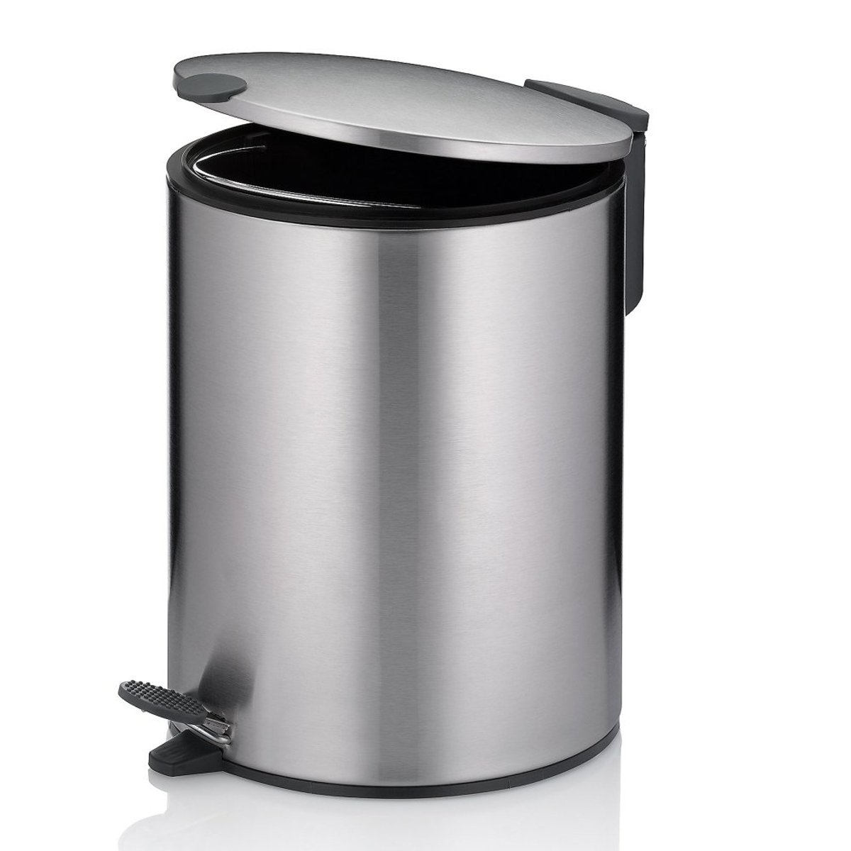 Poubelle Mats inox 5 L argent / métallique, KELA