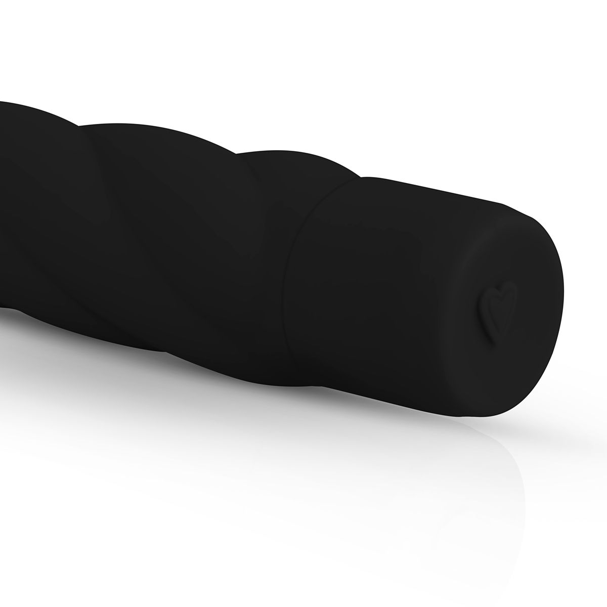 Vibromasseur en silicone noir, EASY TOYS