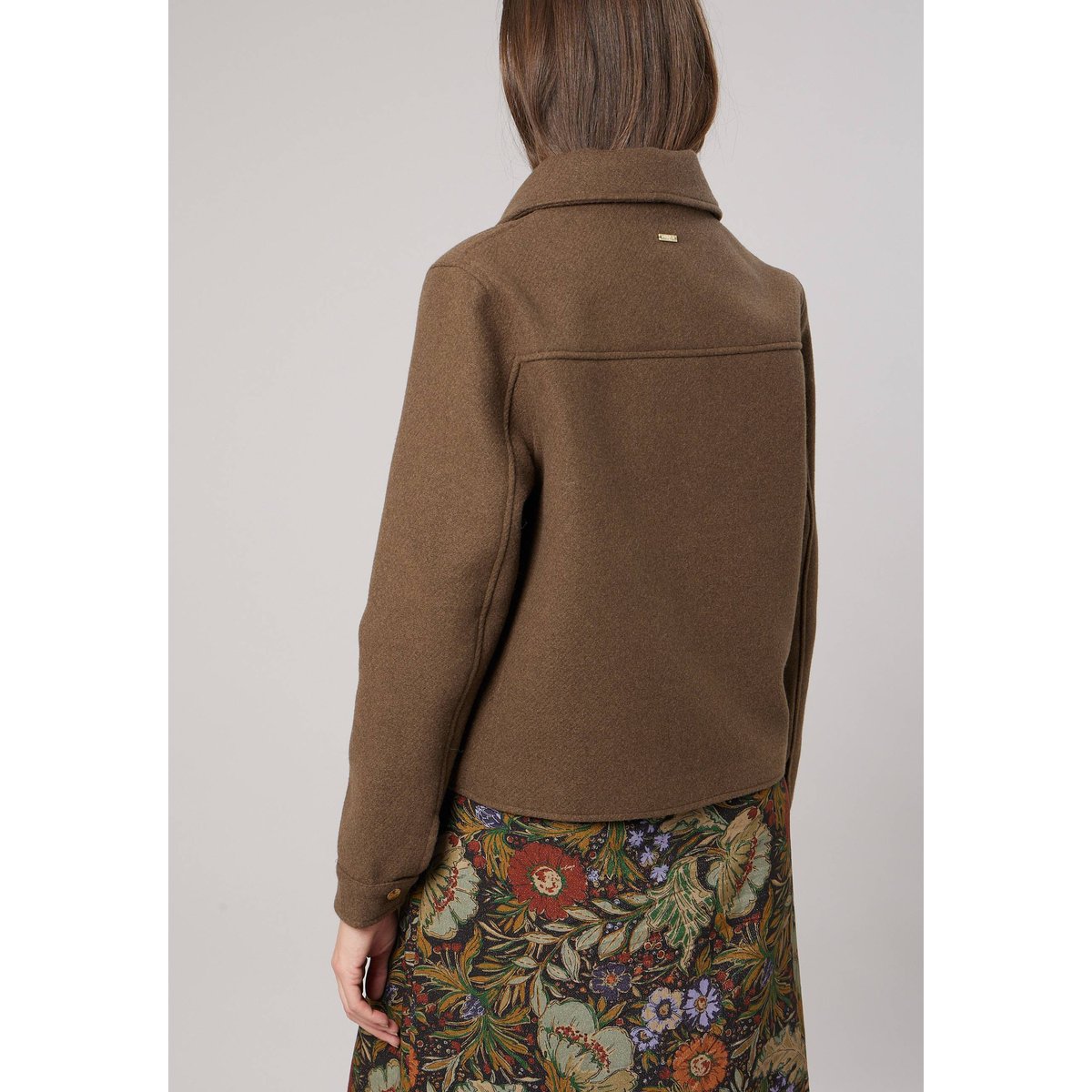 Veste courte femme  MAGNOLIA khaki, DEELUXE
