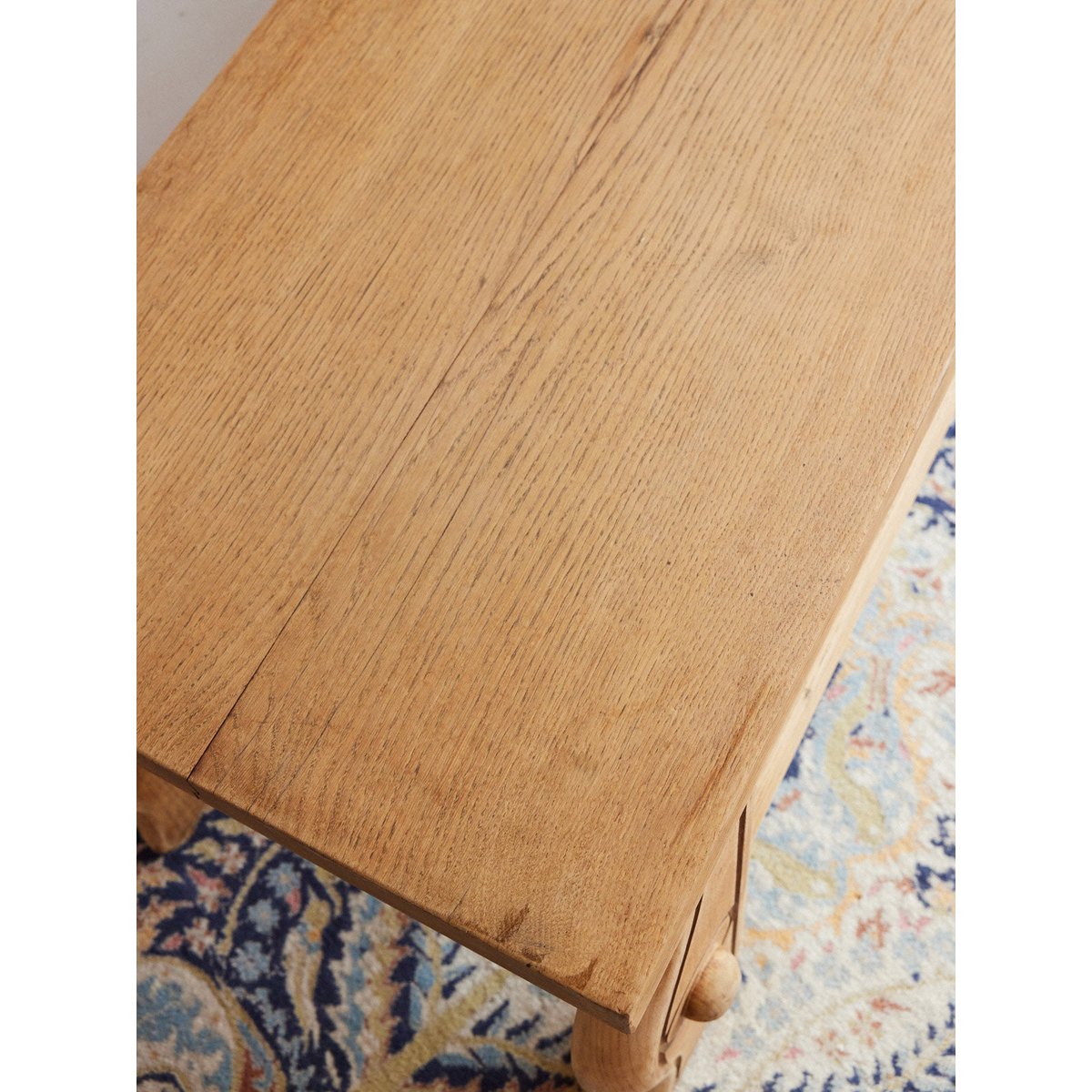 Table basse en bois massif Léonie N°1596 - Bon état bois clair, DEBONGOUT