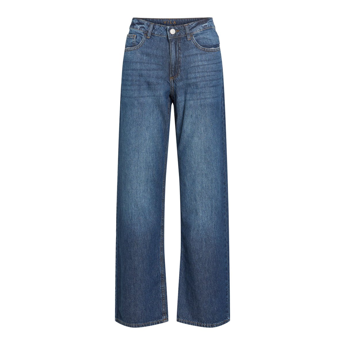 Jean À Coupe Ample bleu - dark blue denim1, VILA