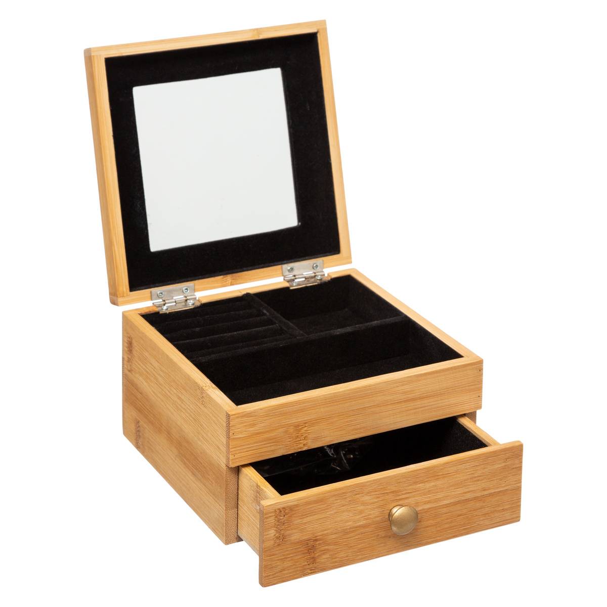 Petite boîte à bijoux avec miroir TIDY SMART beige, 5FIVE SIMPLY SMART