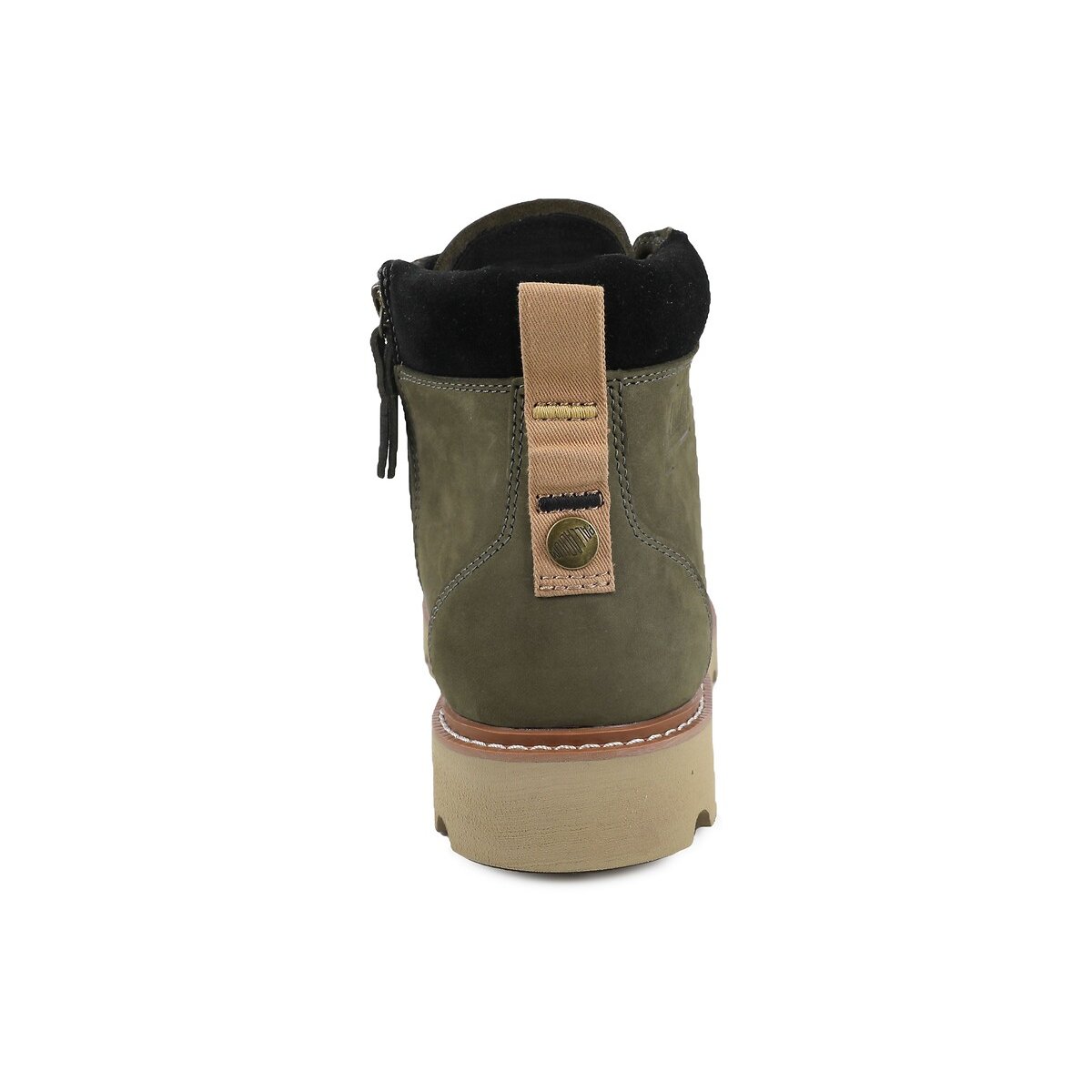 Botas em pele caqui, PALLADIUM