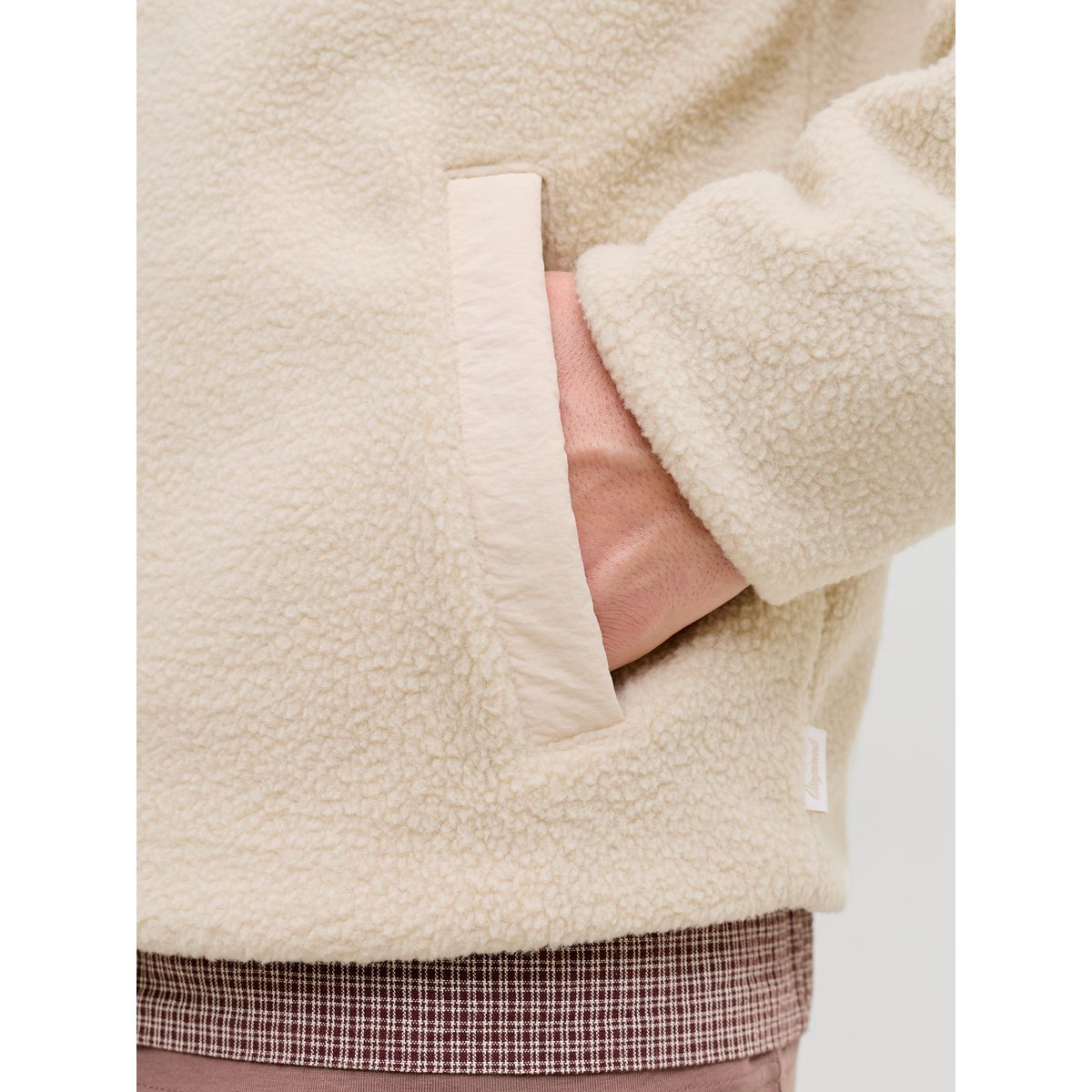 Sweat-Shirt En Polaire oatmeal, JACK & JONES