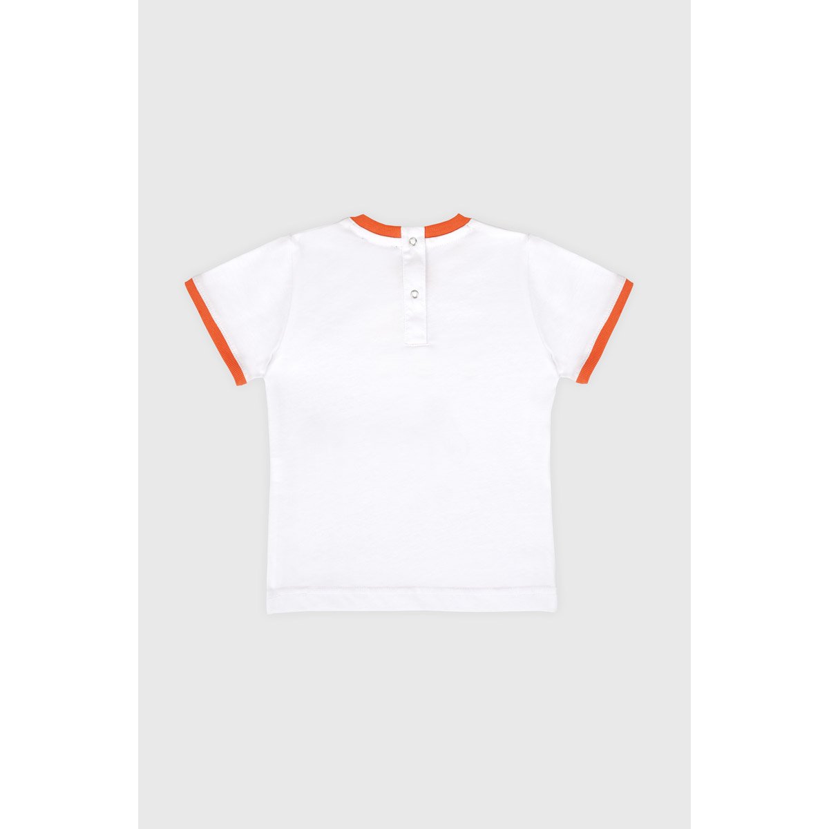 T-shirt Baby - coton léger blanc/tigerlily, ARMOR-LUX