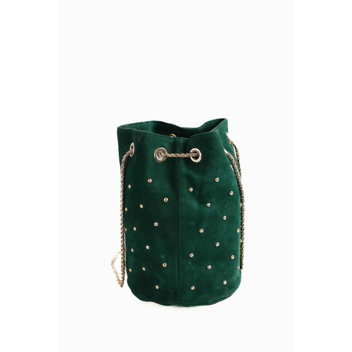 Pochette - Bon État vert, SEZANE