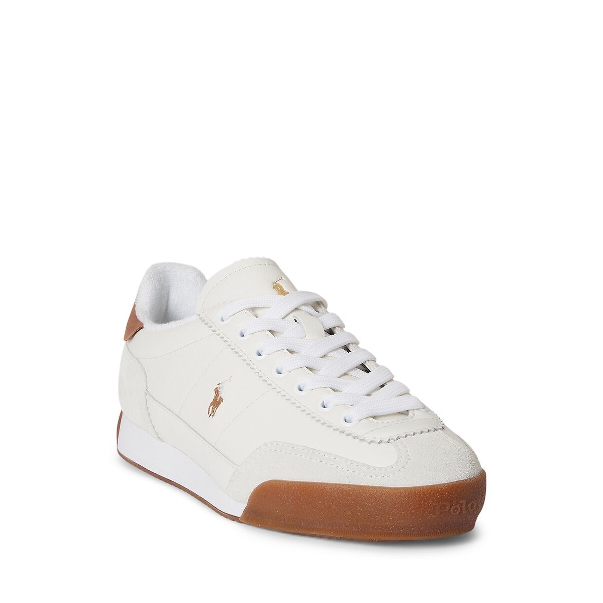 HESTER leren sneakers ecru, POLO RALPH LAUREN
