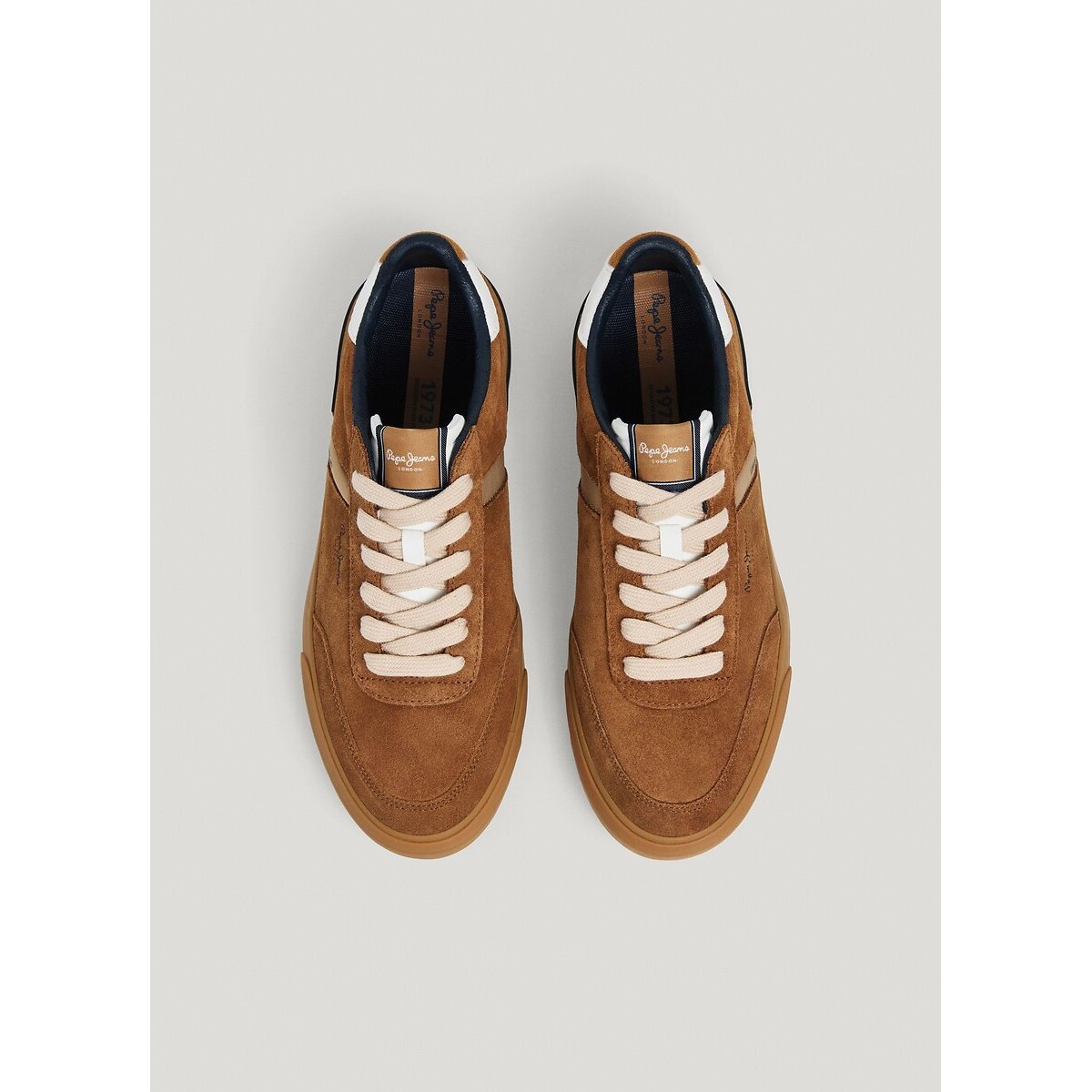 Sneaker aus Wildleder KENTON SUEDE kamel, PEPE JEANS