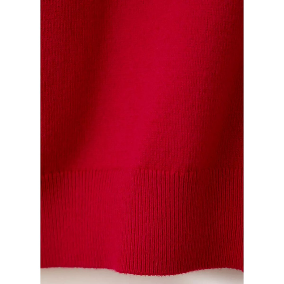 Cardigan maille fine col polo rouge, MANGO TEEN
