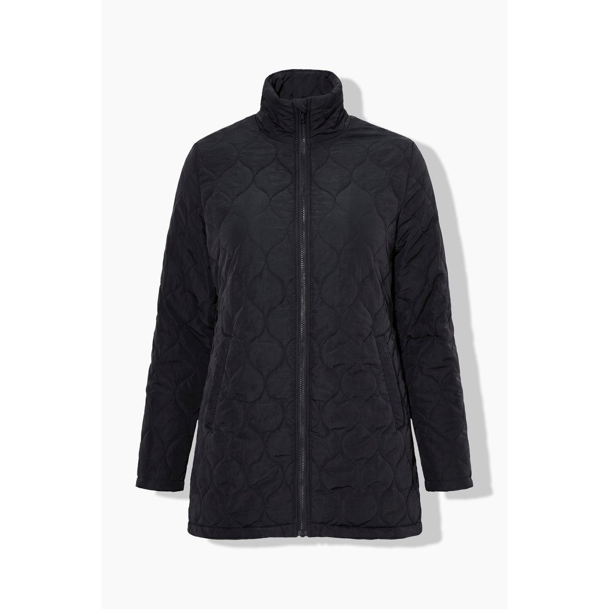 Veste matelassée HYPRAR avec col montant noir, ULLA POPKEN