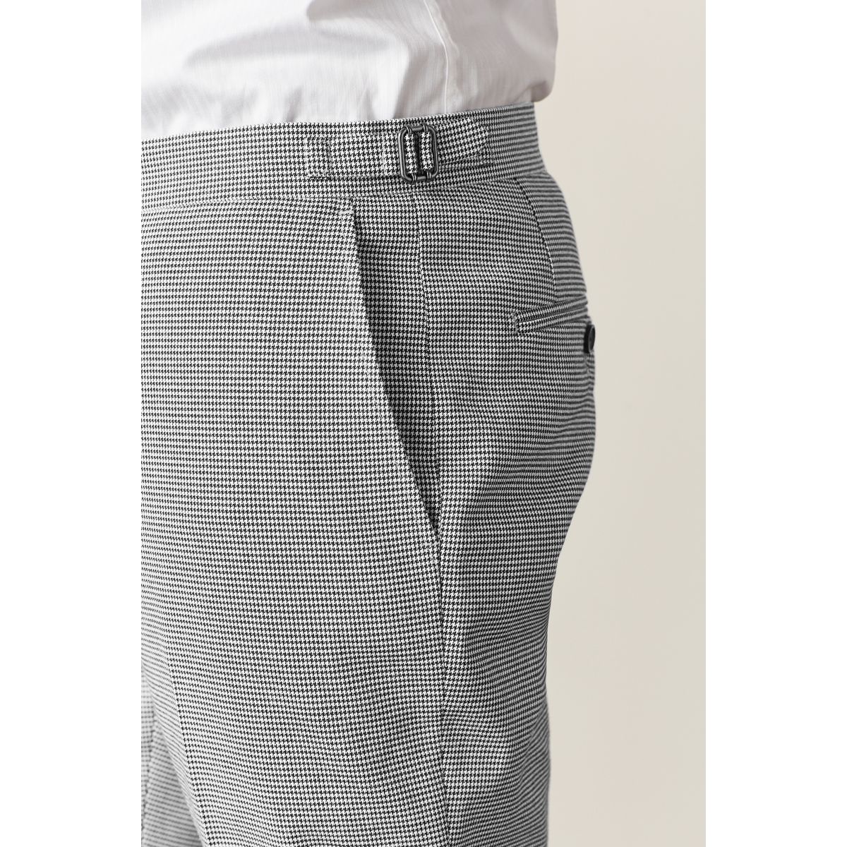 Costume À Motif Pied-de-poule : Pantalon noir, NEXT