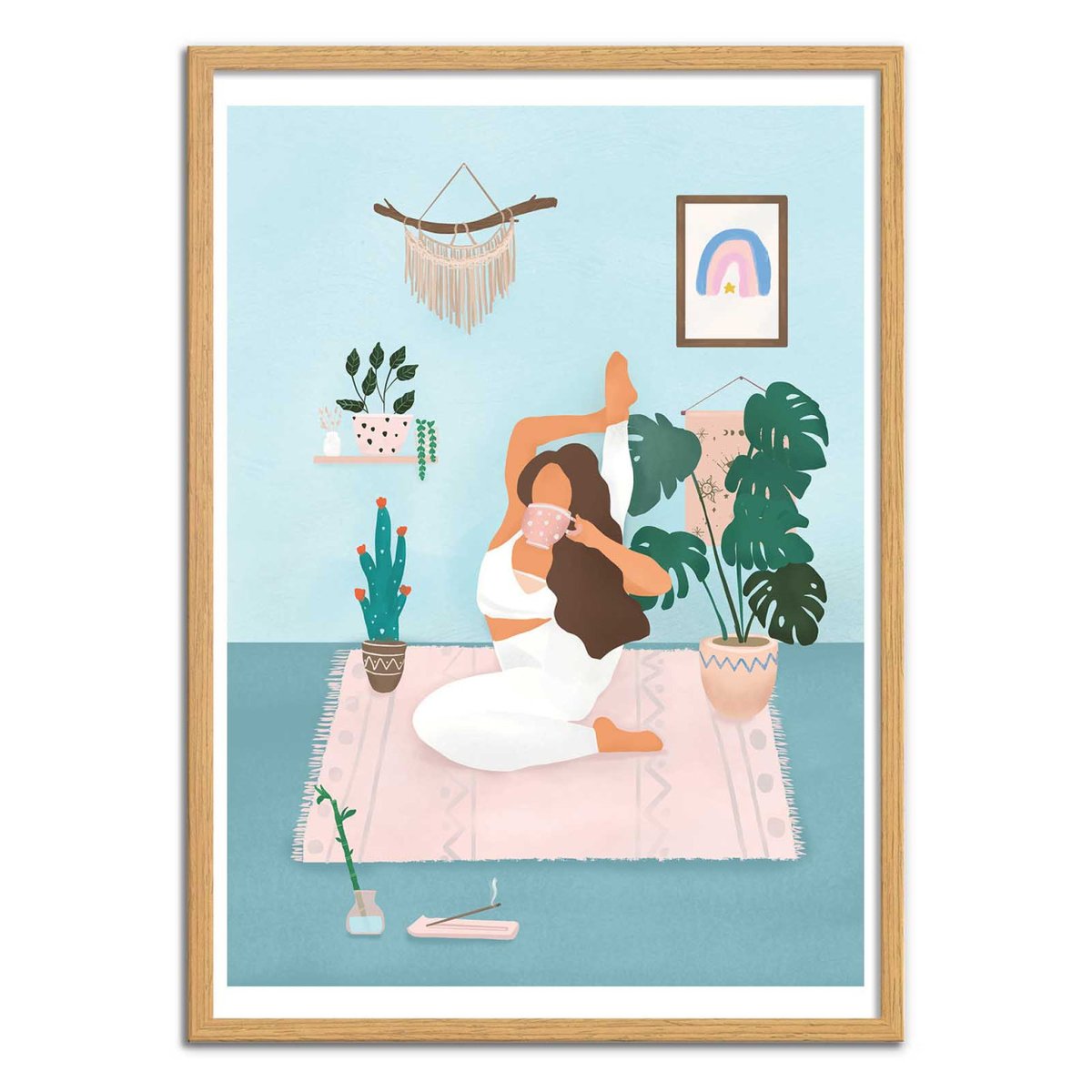 Affiche d'art - Yoga Time - Petra Lizde affiche d'art, WALL EDITIONS