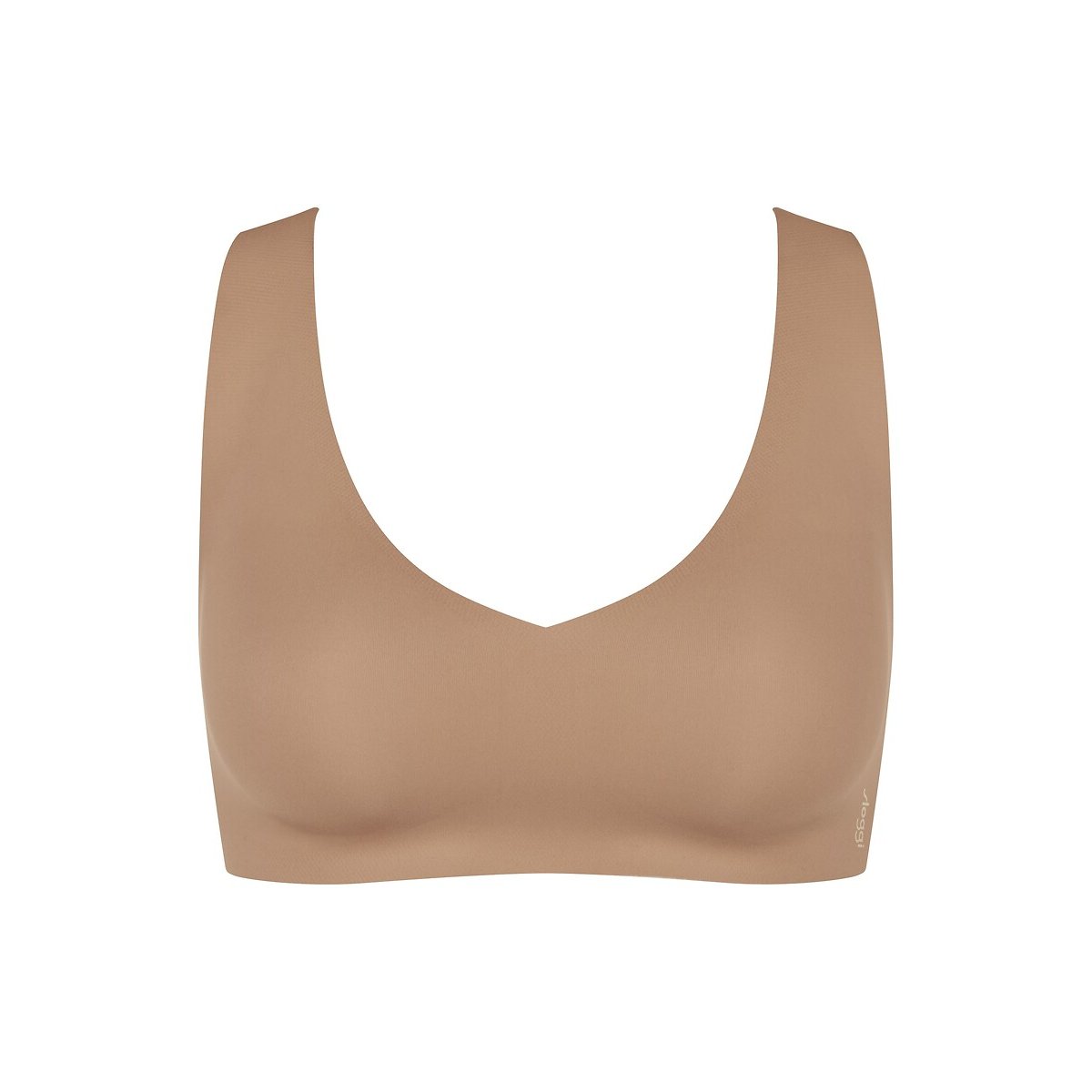 Set van 2 bralettes Zero Feel 2.0 zwart+huidskleur, SLOGGI