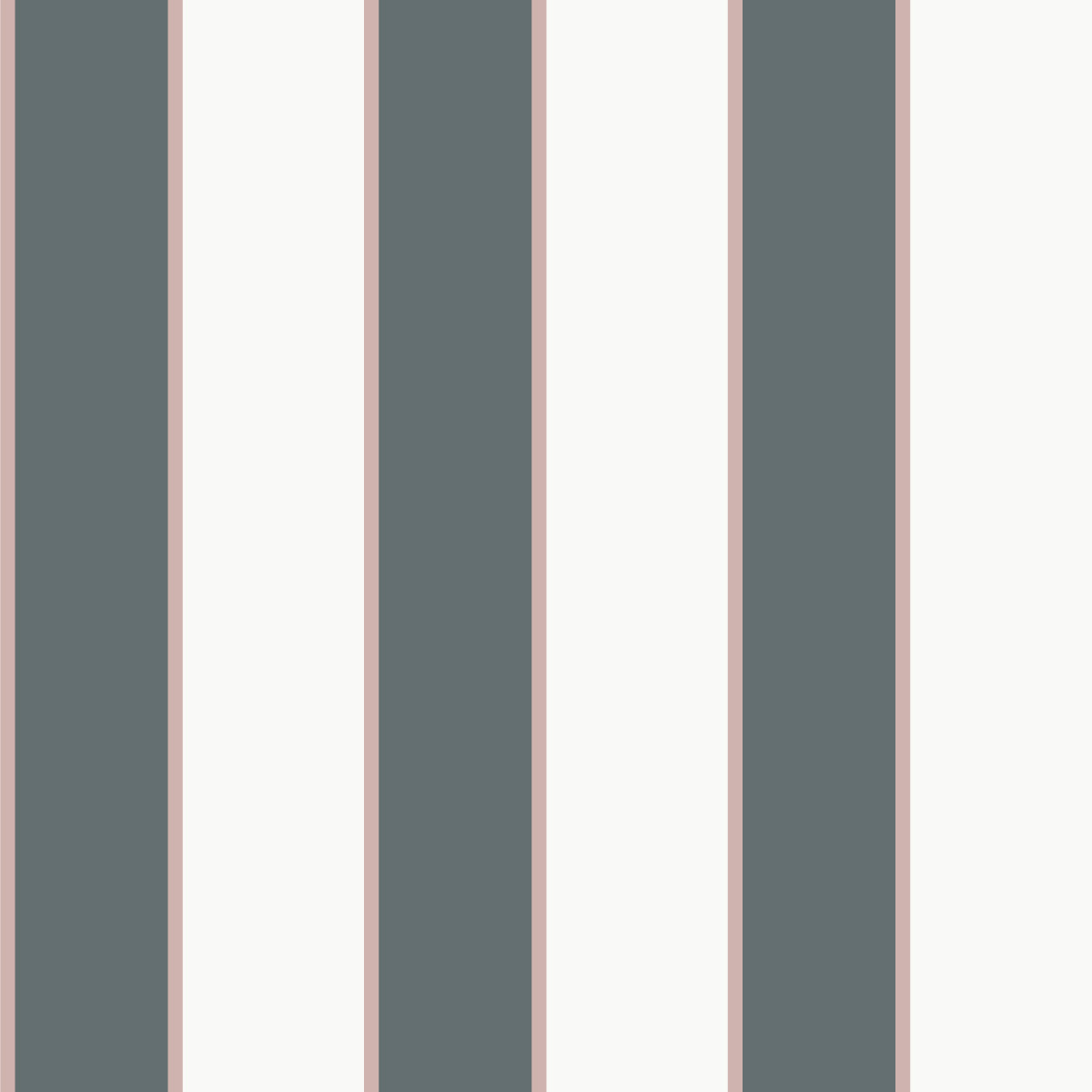 Papier peint rayures gris rose intissé, HEXOA