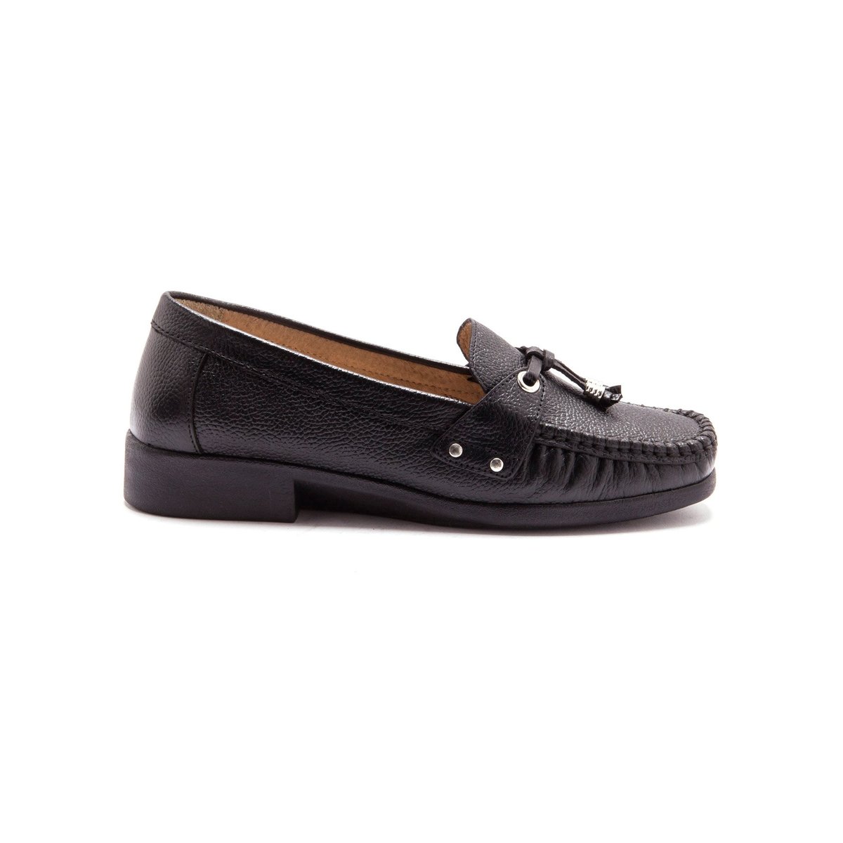 Mocassins En Cuir noir, PEDICONFORT