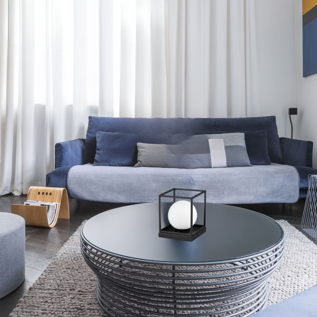 Lampe    LINGOTTO noir, IDEAL LUX
