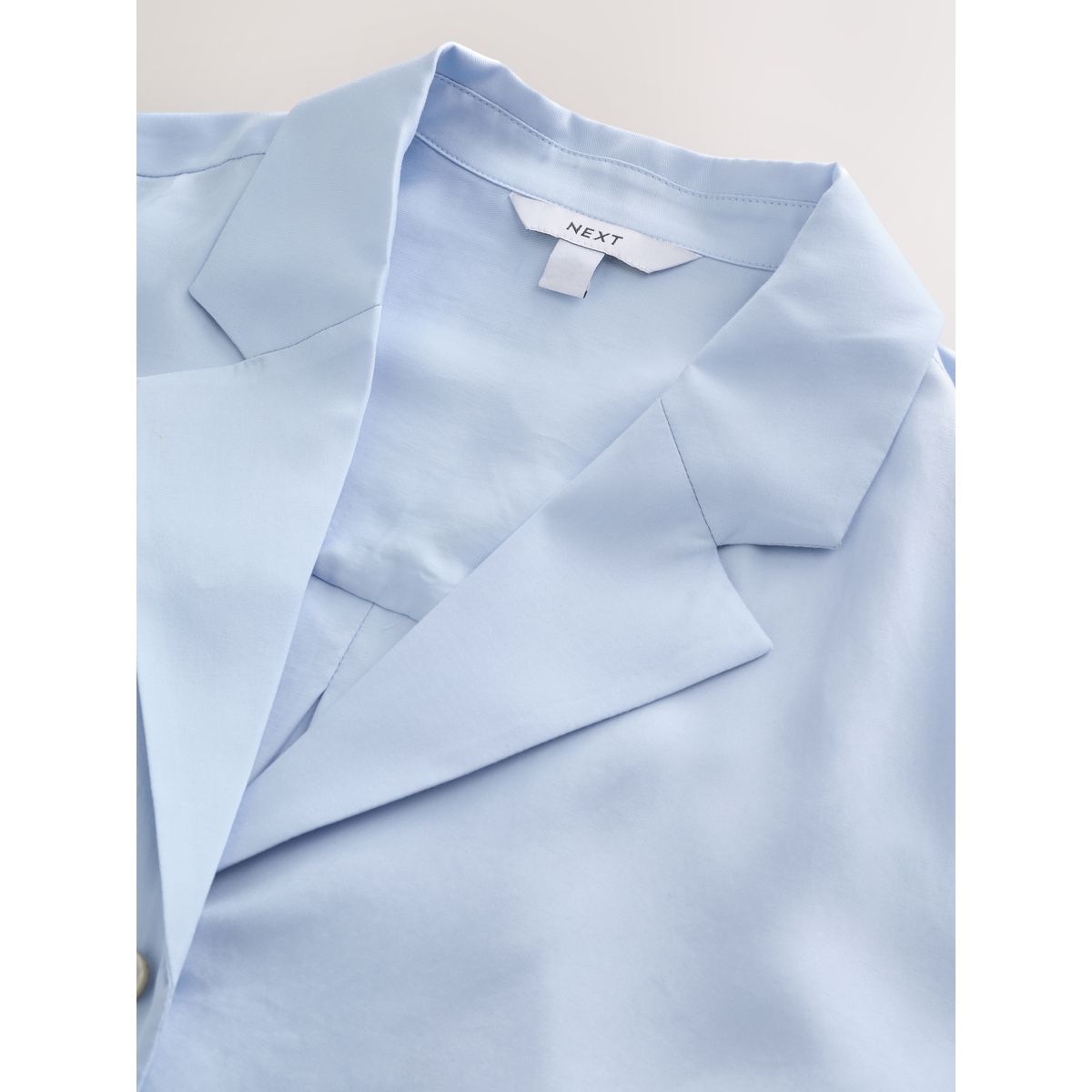 Chemise à manches longues avec col revers bleu pastel, NEXT