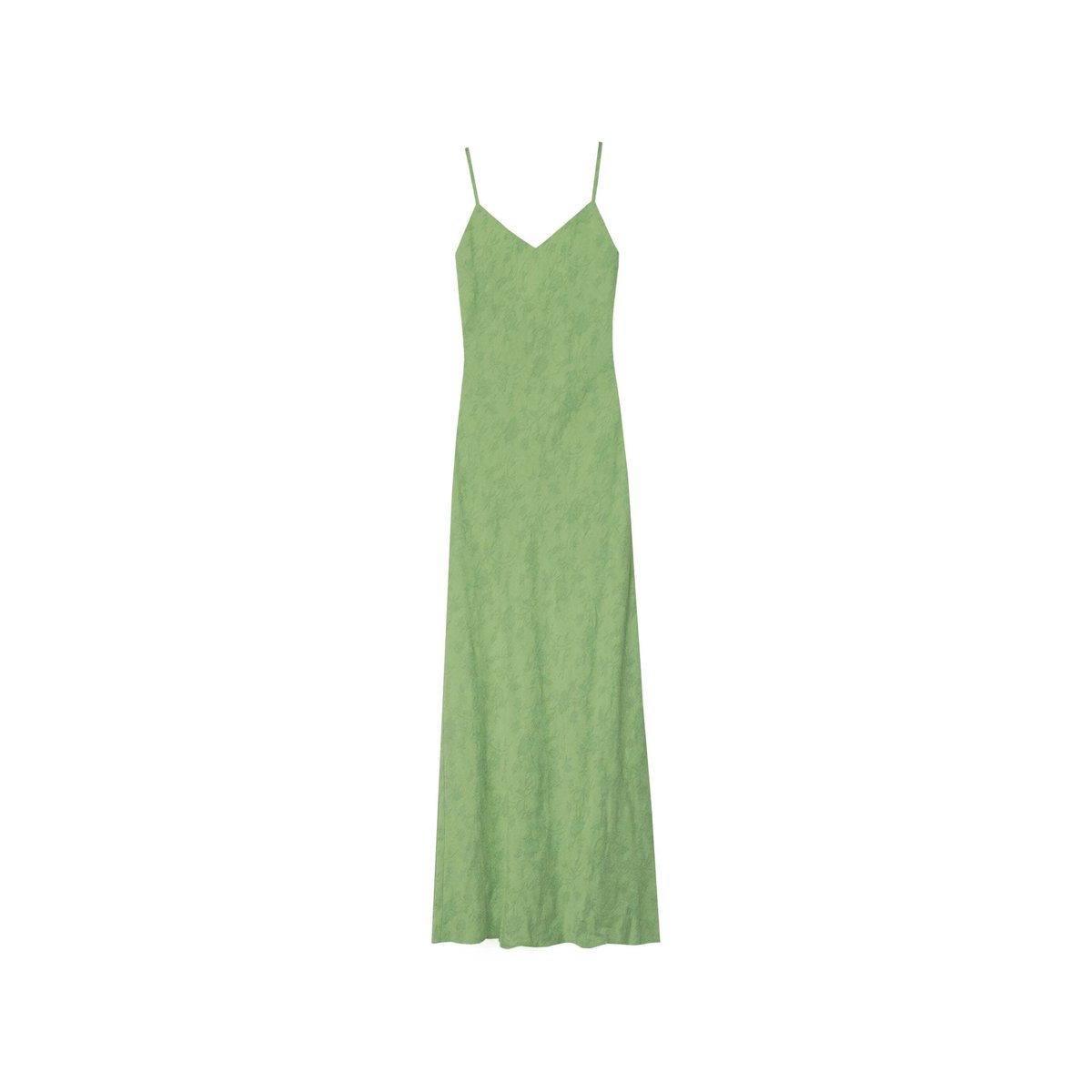 Robe longue à bretelles JAÉN vert, THE-ARE