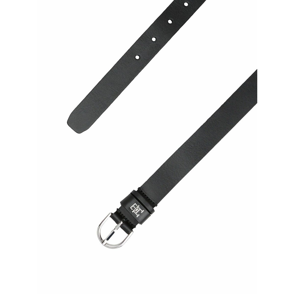 Ceinture en cuir Effortless 2,5cm noir, TOMMY HILFIGER