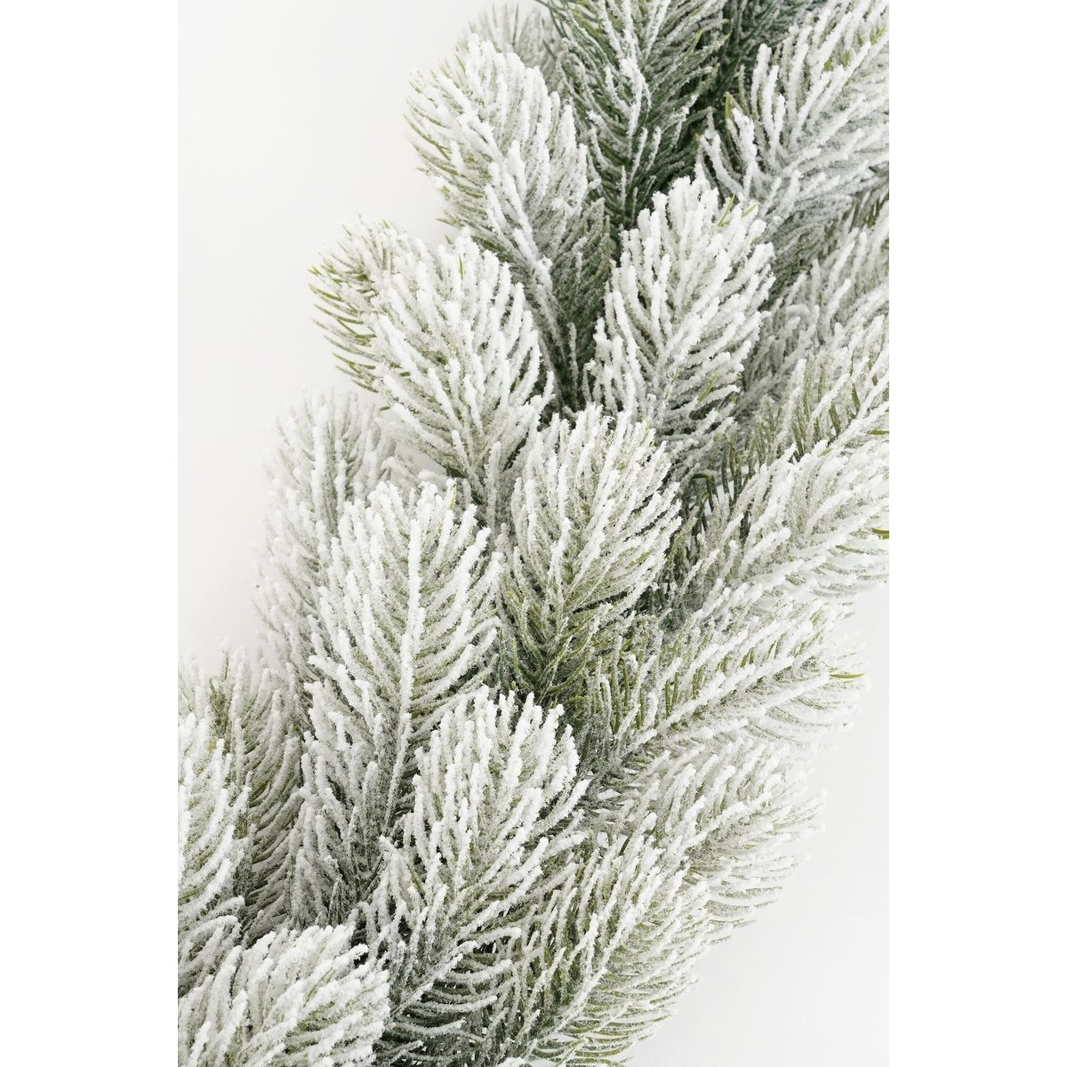 Guirlande de Noël enneigée L270 cm NAGOYA vert, BLACK BOX TREES