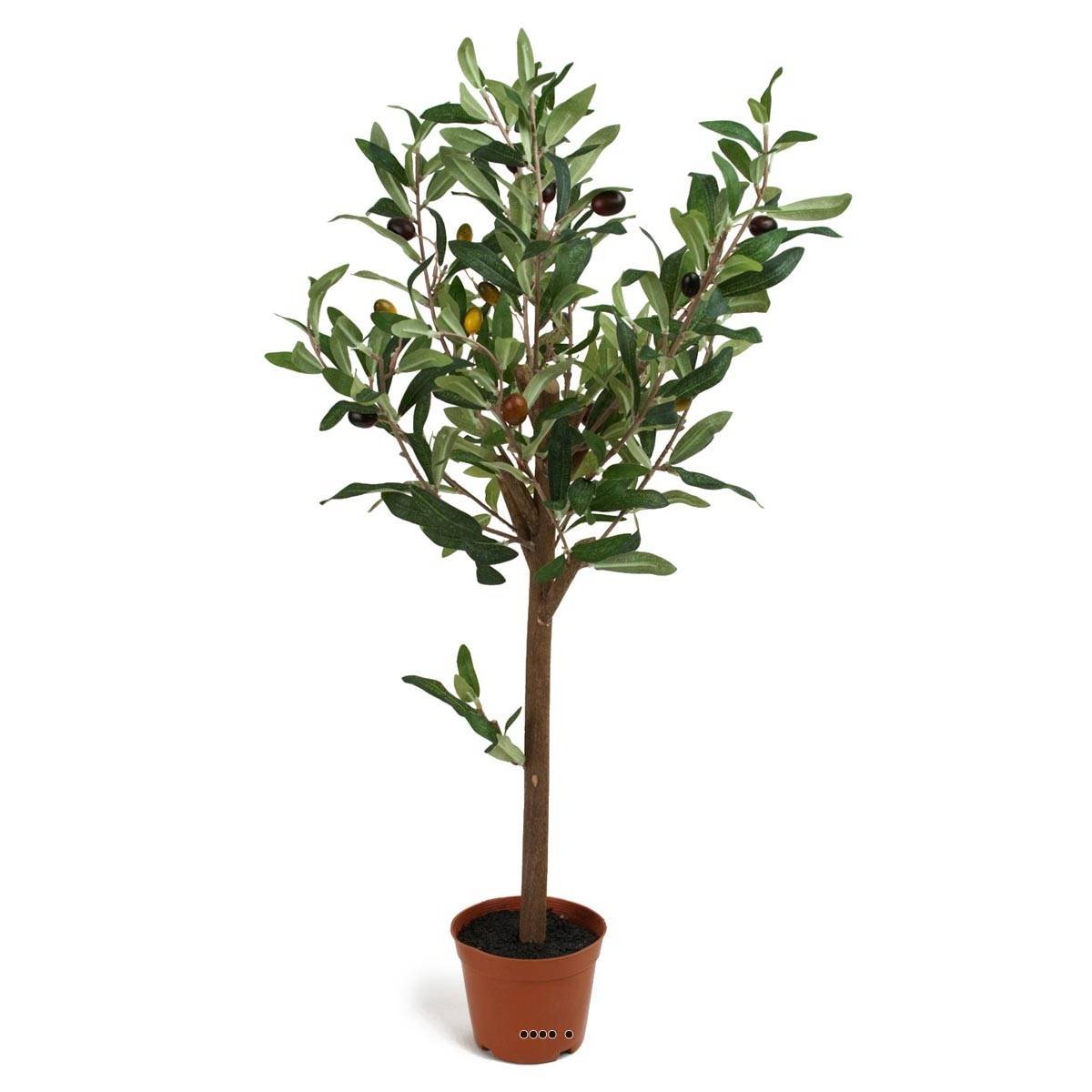 Olivier artificiel en pot H65cm Tronc bois v002239, ARTIFICIELLES