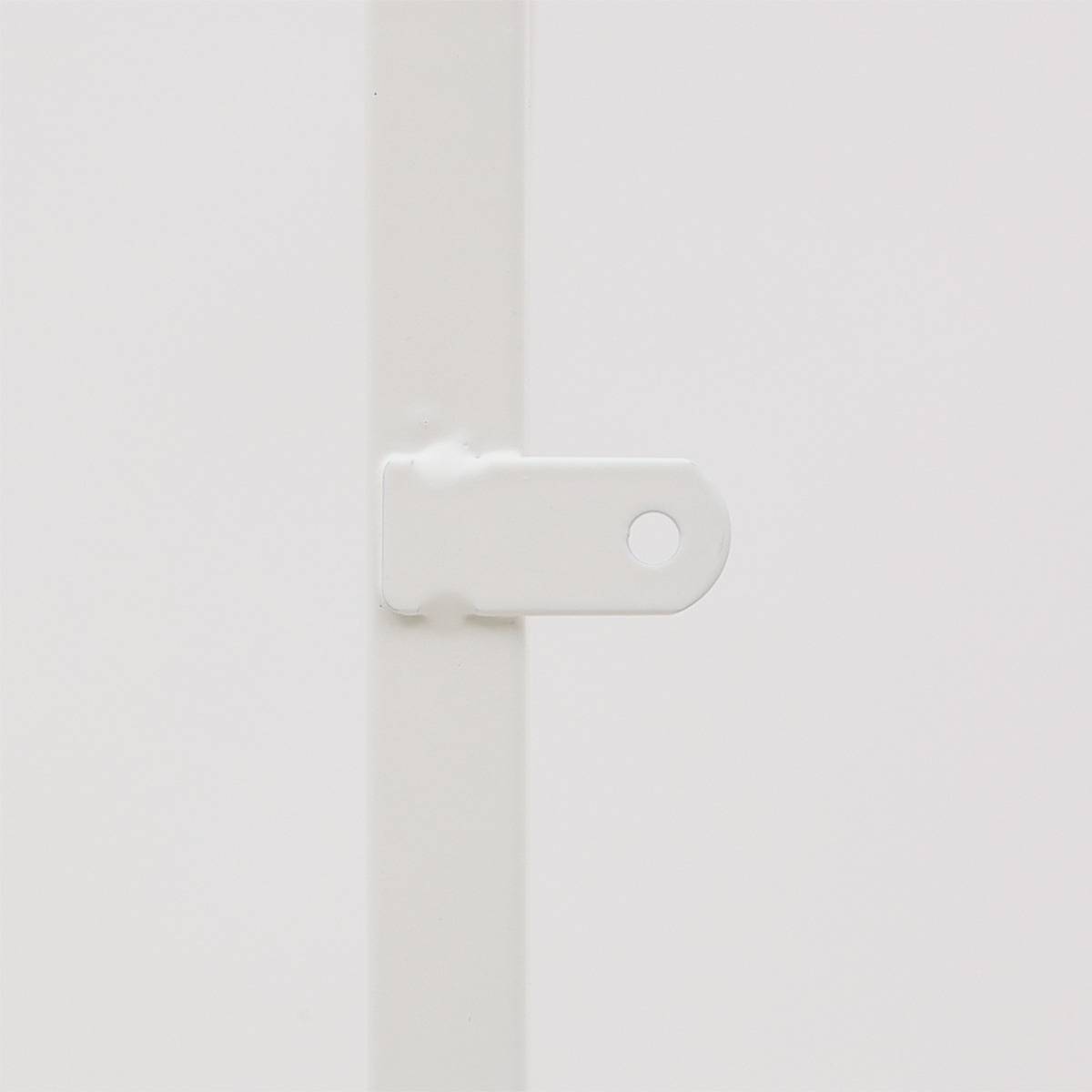 Portant à vêtements rectangulaire MESHY blanc, 5FIVE SIMPLY SMART