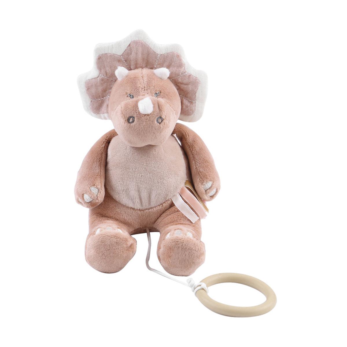 Peluche musicale rose, écru, NOUKIE'S