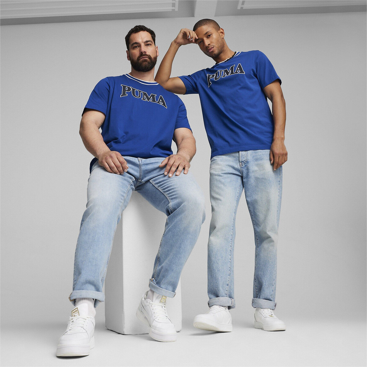 T-shirt manches courtes graphique Squad bleu cobalt, PUMA
