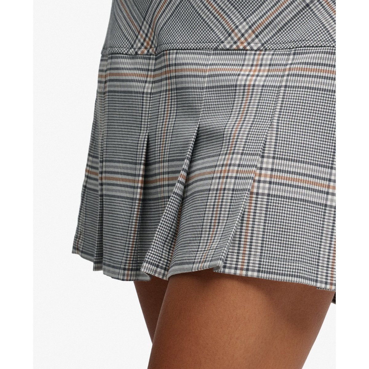 Jupe à Carreaux Mi-Plissée Coupe Décontractée carreaux classiques, SUPERDRY